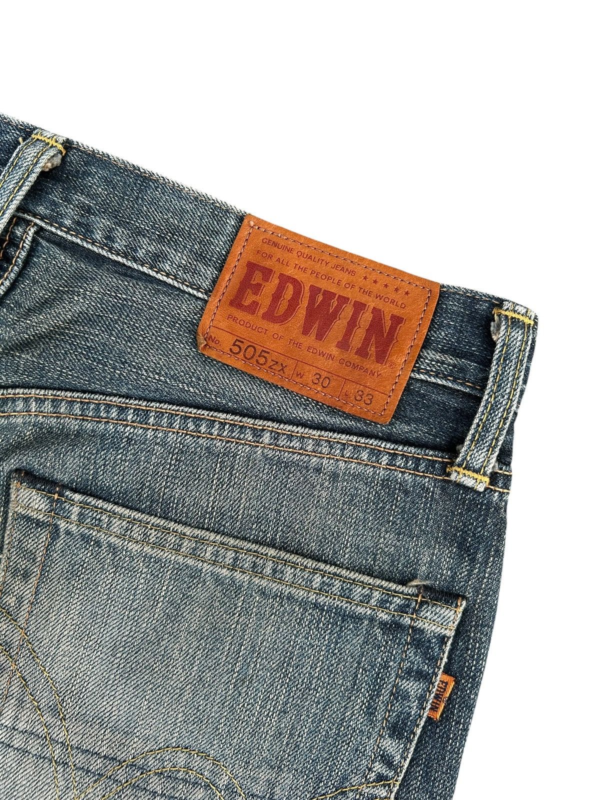 Kapital Vintage Edwin 505zx Selvedge Baggy Denim Jeans Size US 30 / EU 46 - 10 Thumbnail