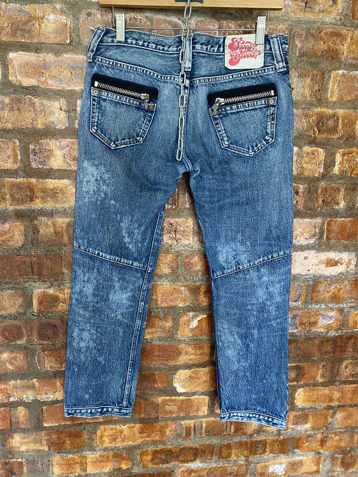Hysteric Glamour RNA DNA Japan Large YKK Zipper Rider Racing denim Size 31" - 10 Thumbnail