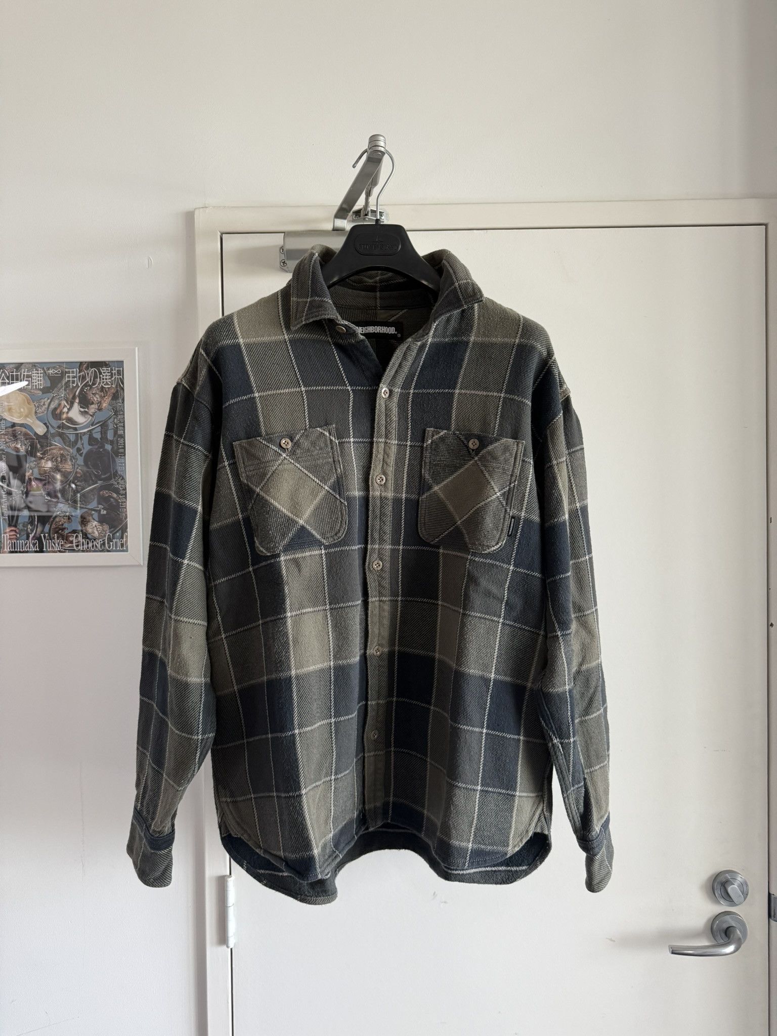 Olive/Black Tartan Heavy Weight Flannel