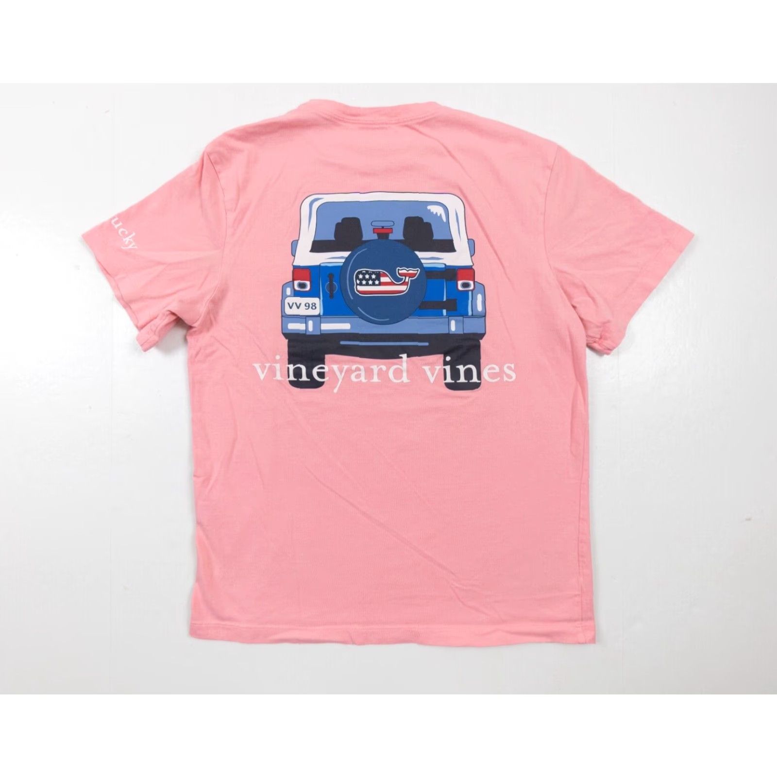 Vineyard Vines Vineyard Vines Short Sleeve Pocket Tee Adult X-Small Pink Cotton T-Shirt Mens Size US XS / EU 42 / 0 - 6 Thumbnail