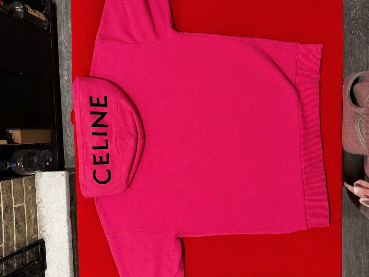Celine Pink Celine Homme Hoodie Size US M / EU 48-50 / 2 - 3 Thumbnail