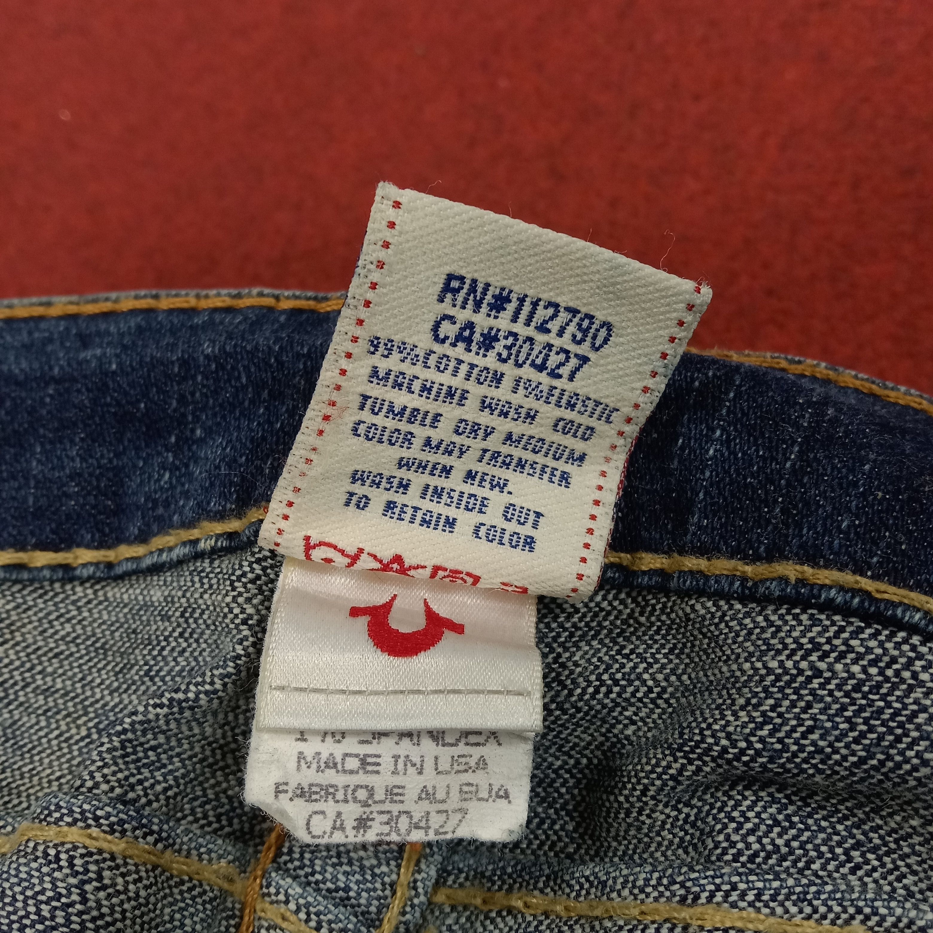 Vintage True Religion Fashion Style Streetwear Bootcut Jeans Size 27" / US 4 / IT 40 - 13 Thumbnail