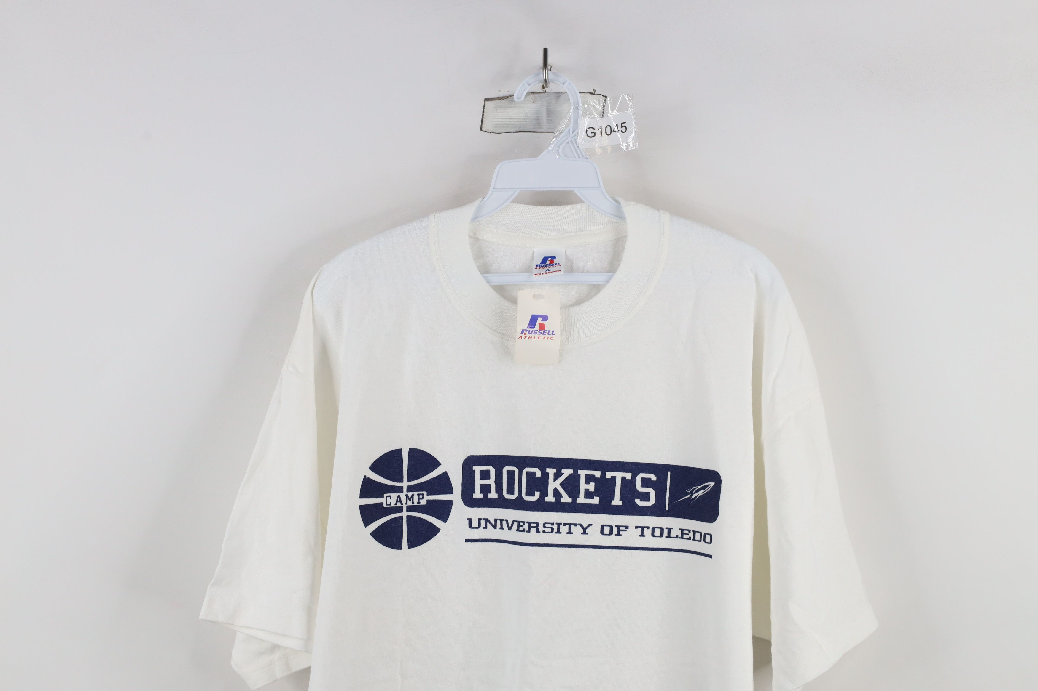 Russell Athletic × Vintage NOS Vintage 90 Russell Athletic University of Toledo T-Shirt Size US XL / EU 56 / 4 - 2 Thumbnail