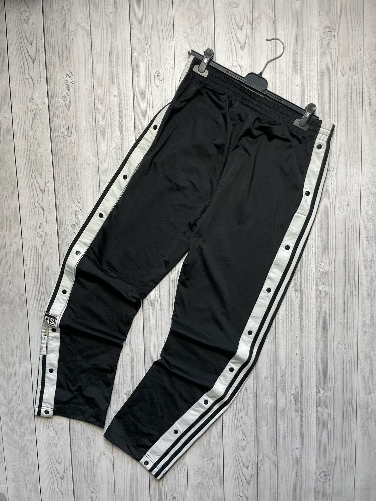 Adidas × Vintage Vintage adidas Adibreak pants size M rap Y2K logo drill Size 34" / US 12 / IT 48 - 1 Thumbnail