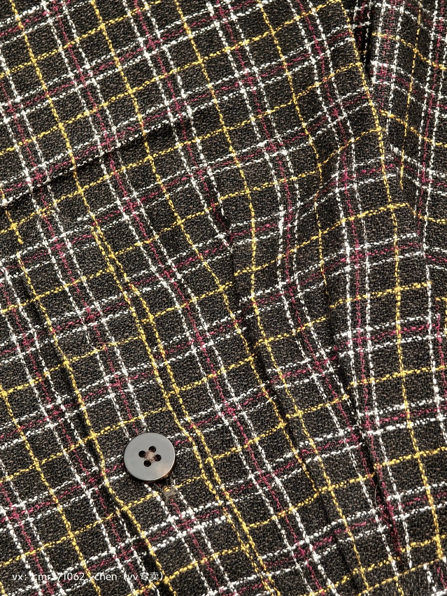 Visvim VISVIM 24 ICT KEESEY SHIRT CHECK L/S Blk/Pnk 3,5 Wool-Linen Size US L / EU 52-54 / 3 - 6 Thumbnail