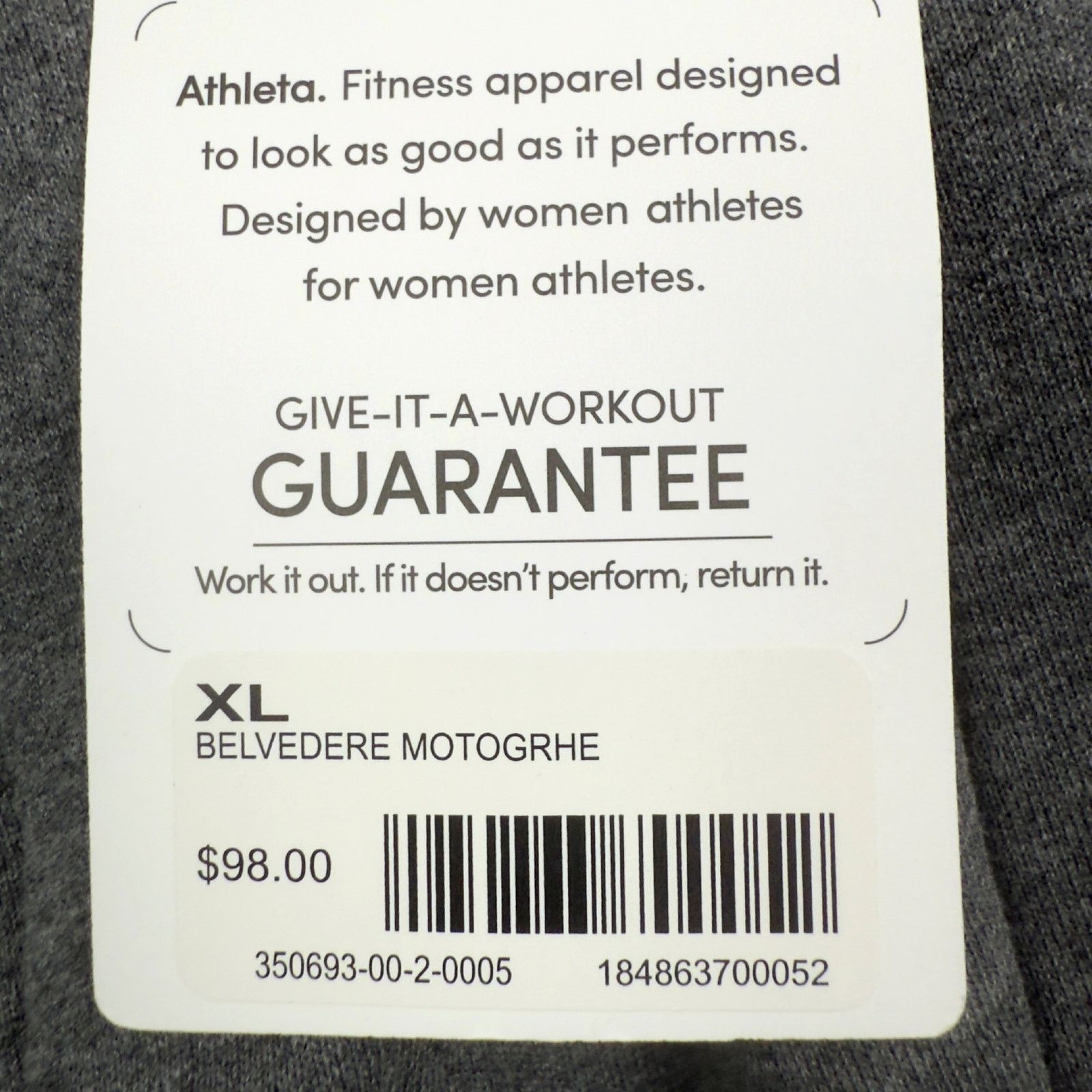 Athleta Athleta Belvedere Asymmetrical Moto Quilted Knit Jacket NWT Size XL / US 12-14 / IT 48-50 - 9 Thumbnail