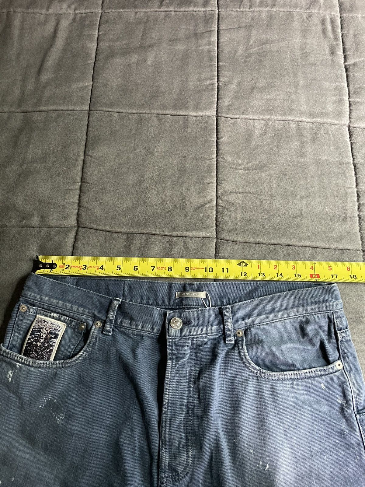 Dior Dior Raymond Pettibon Mona Lisa Distressed Denim Pants Size US 34 / EU 50 - 9 Thumbnail