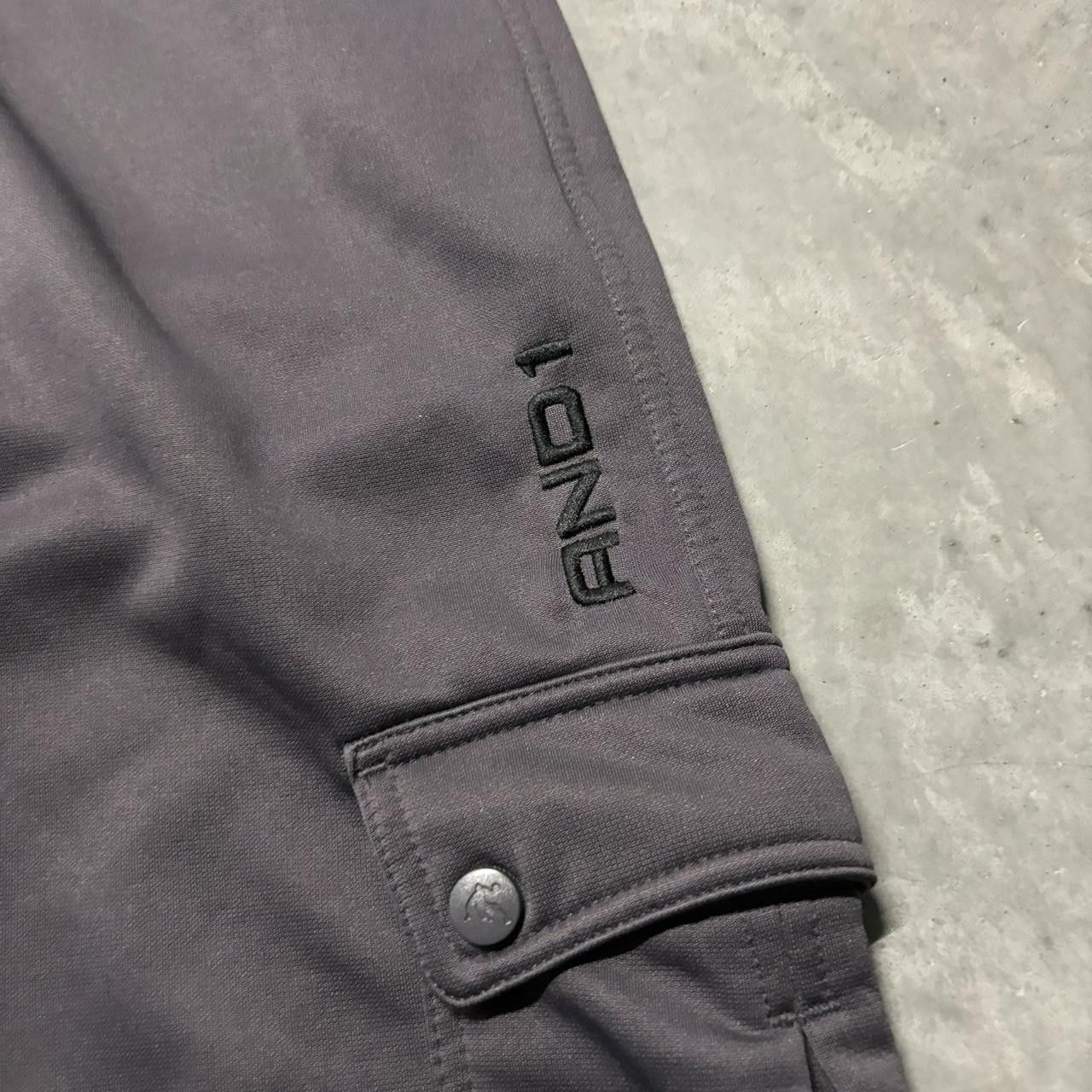 Japanese Brand × Vintage Crazy Vintage Y2K/2000s Grey Skater Athletic Drill Cargo Sweatpants! Size US 34 / EU 50 - 6 Thumbnail