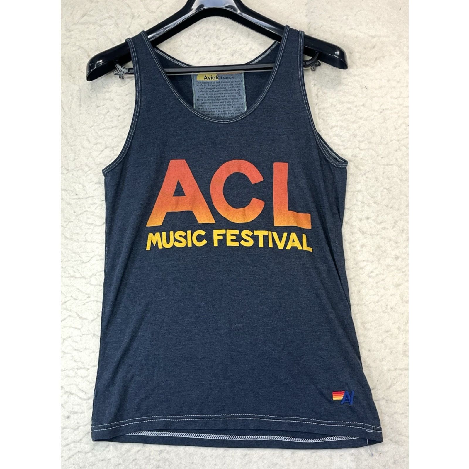 Aviator Nation Aviator Nation Shirt Men Tank Top ACL Music Festival Blue Size Medium Size US M / EU 48-50 / 2 - 2 Thumbnail
