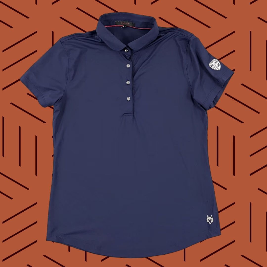 Vintage VINTAGE Greyson Polo Shirt Women Medium Blue Performance Golf Casual Breathable 1991 Logo Mens Size M / US 6-8 / IT 42-44 - 1 Thumbnail
