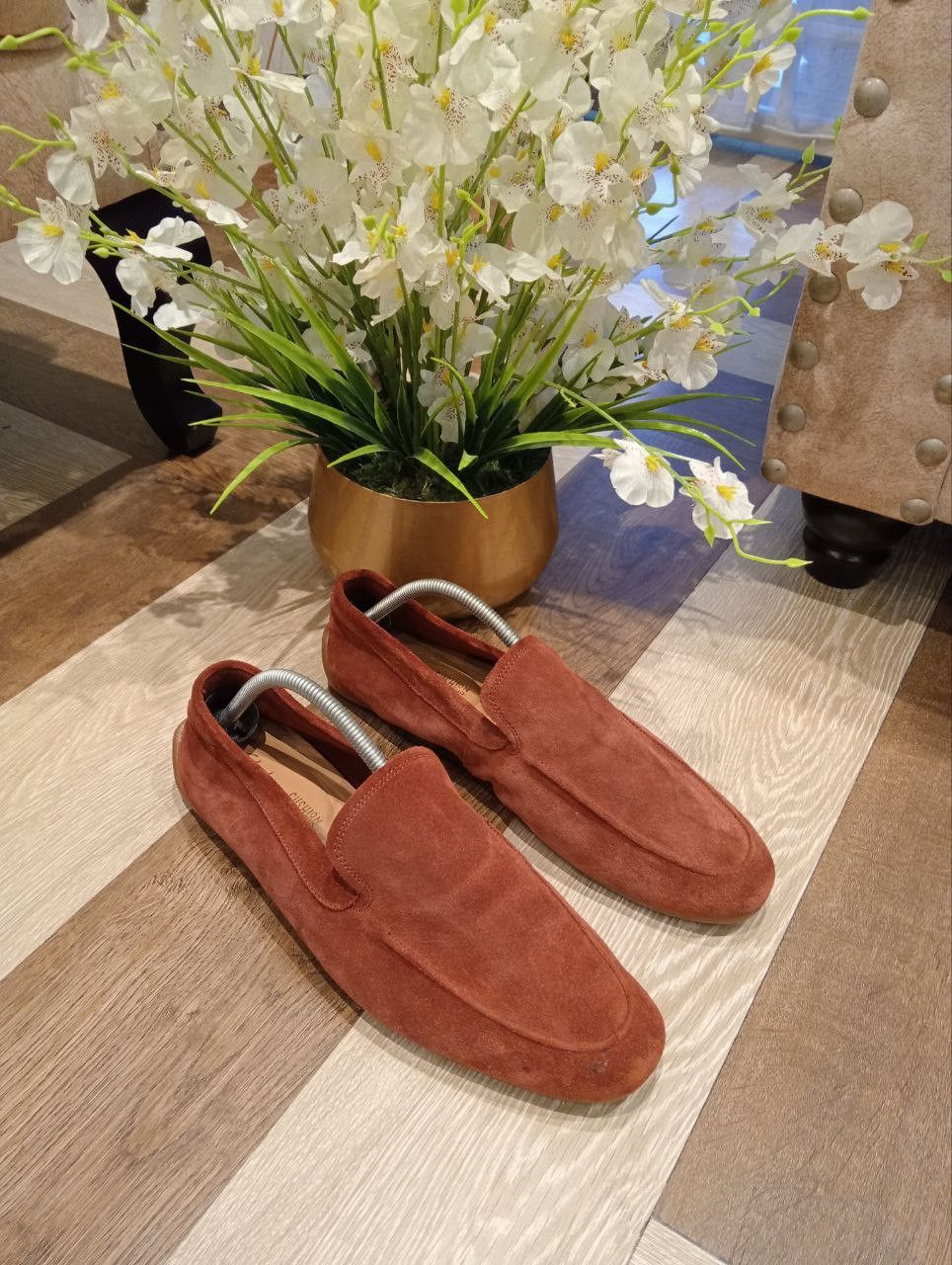 Clarks CLARKS CUSHION PLUS SUEDE LEATHER SHOES - BRICK SIZE 9.5 US Size US 9.5 / EU 42-43 - 2 Thumbnail