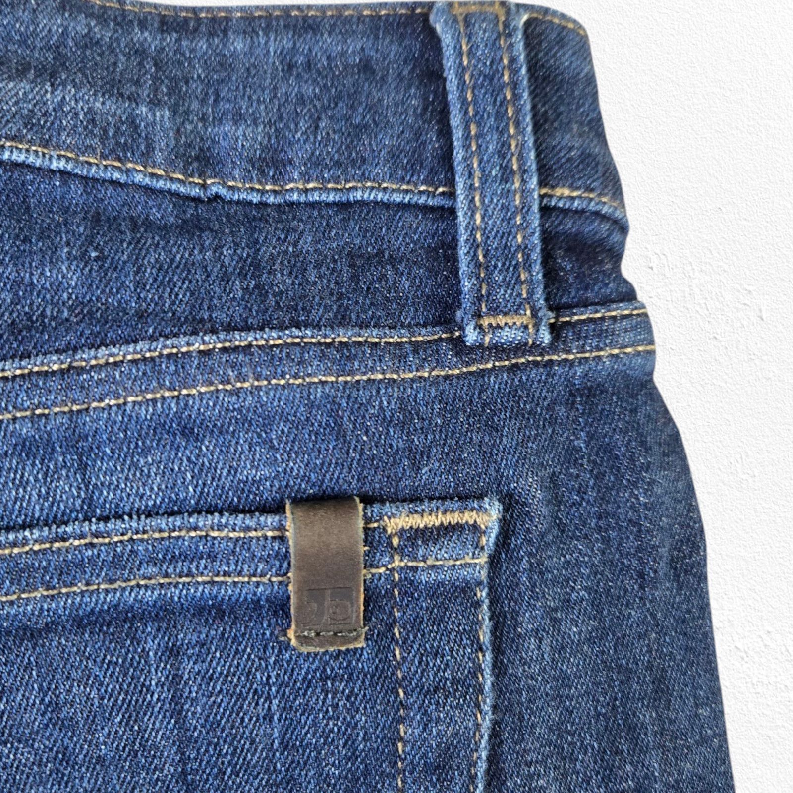 Other Dark Wash Raw Hem Crop Straight Ankle Jeans Size 29 Size 29" - 7 Thumbnail
