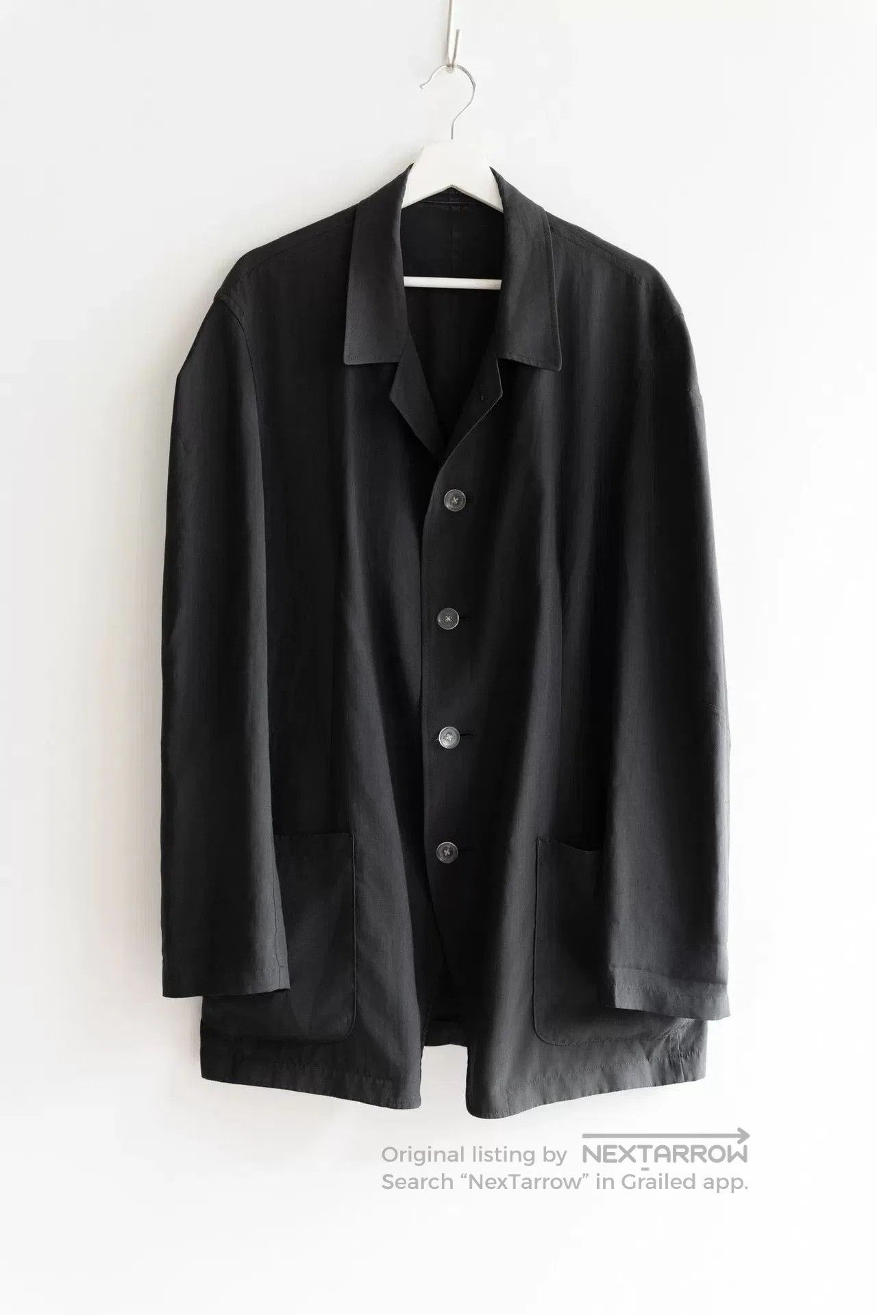 Yohji Yamamoto Yohji Yamamoto 94SS Transparent Black Jacket. Size US M / EU 48-50 / 2 - 1 Thumbnail