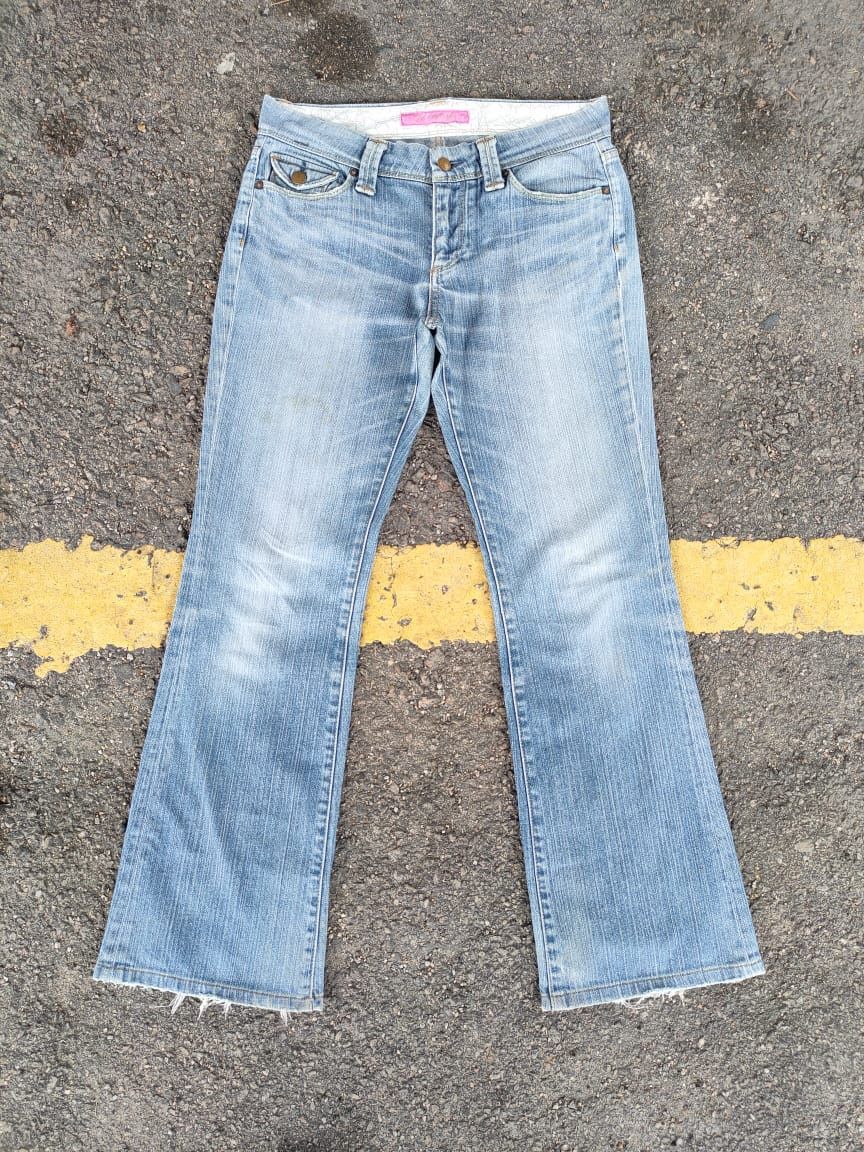 Japanese Brand FLARE VINTAGE STYLE UP BOOTCUT FADED JEANS DENIM PANTS Size US 32 / EU 48 - 1 Thumbnail