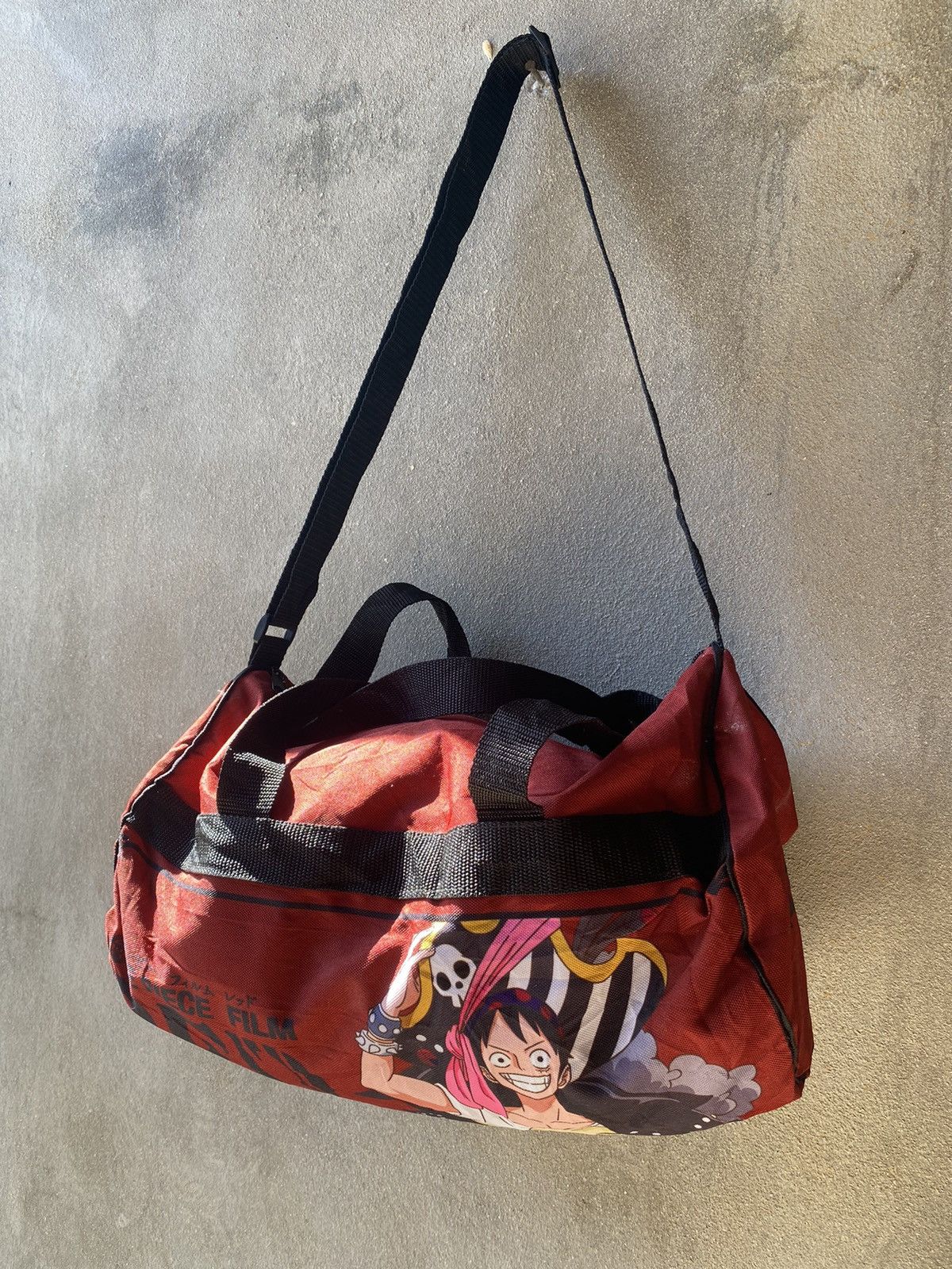 Anime × Cartoon Network × One Piece One Piece Cartoon Caracter Monkey d Luffy/Shanks Duffle Bag Size ONE SIZE - 4 Thumbnail