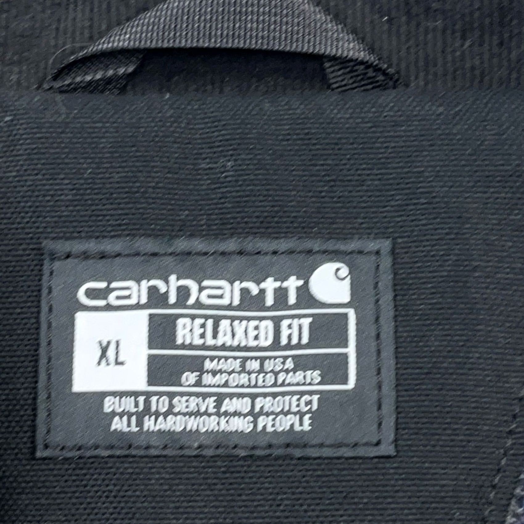 Carhartt VINTAGE Carhartt Jacket Men XL Black Duck Relaxed Fit Blanket Lined Work Wear B2 Size US XL / EU 56 / 4 - 5 Thumbnail