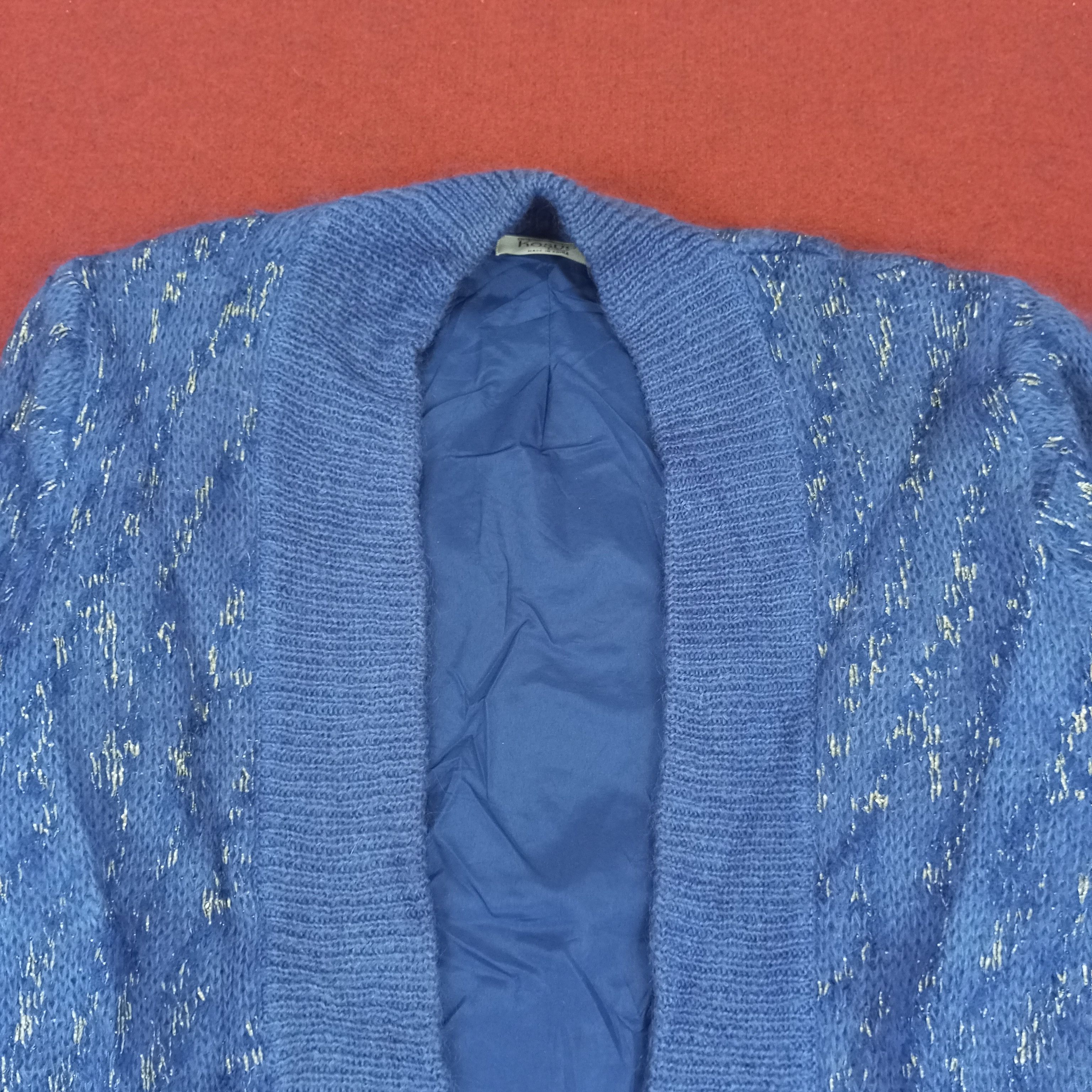 Vintage Kosugi Japanese Style Knitwear Sweater Cardigan Size L / US 10 / IT 46 - 2 Thumbnail