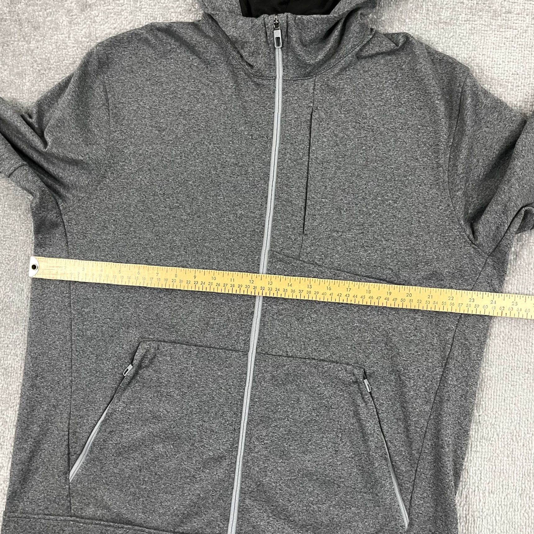 Lululemon Lululemon City Sweat Zip Hoodie Mens XL Gray Jacket Active Athleisure Running Jacket Size US XL / EU 56 / 4 - 6 Thumbnail