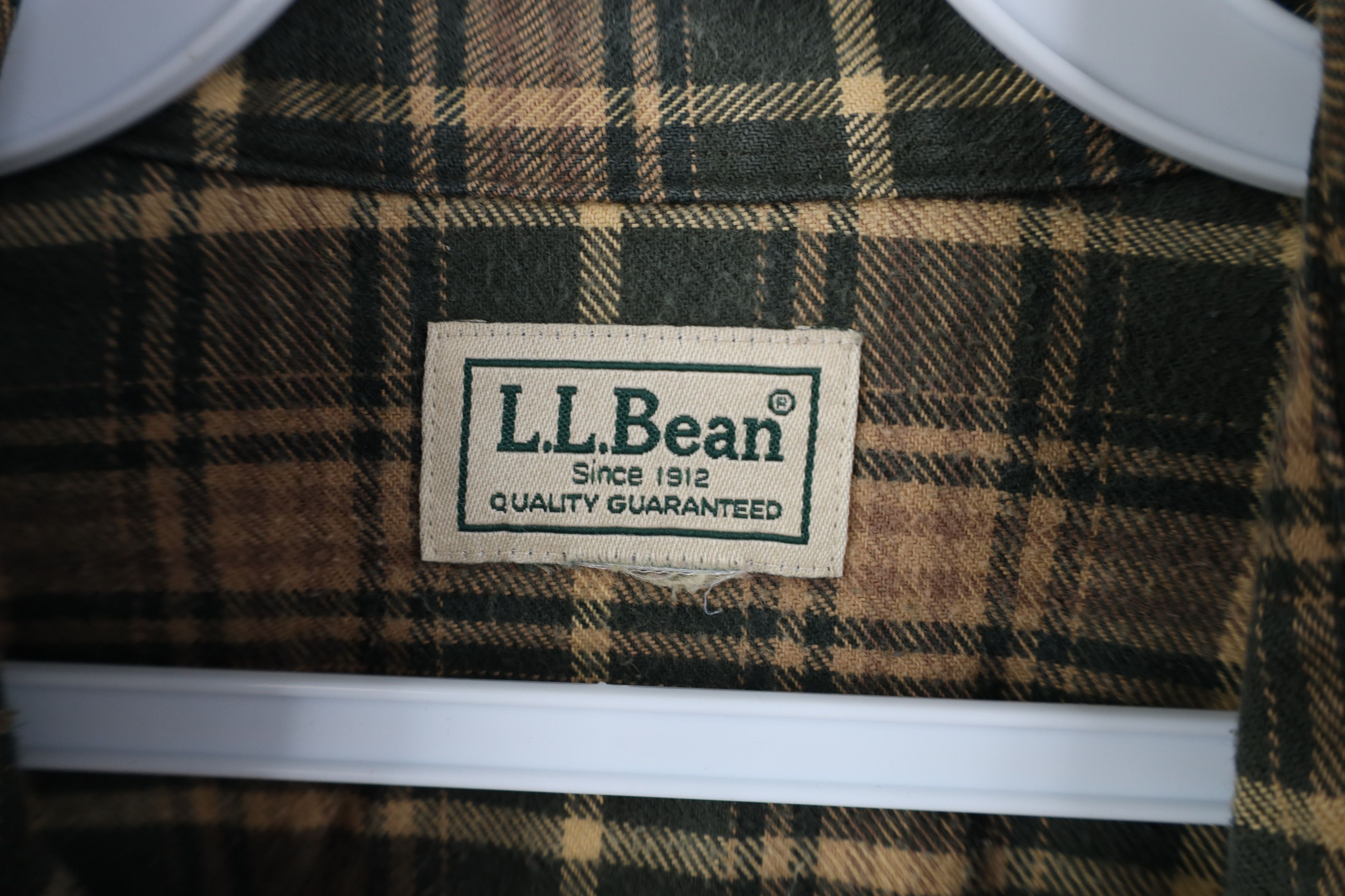 L.L. Bean Vintage 90s Y2K LL Bean Flannel Collared Button Down Shirt Size US XXL / EU 58 / 5 - 7 Thumbnail