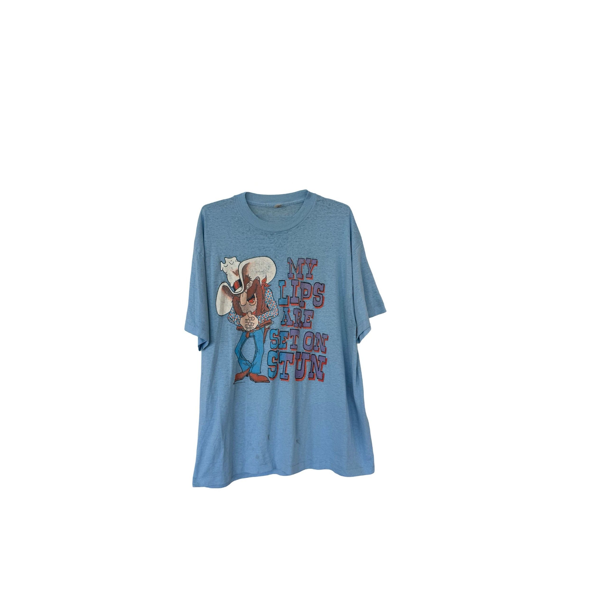 Vintage My Lips Are Set On Stun Tee Size US L / EU 52-54 / 3 - 1 Thumbnail