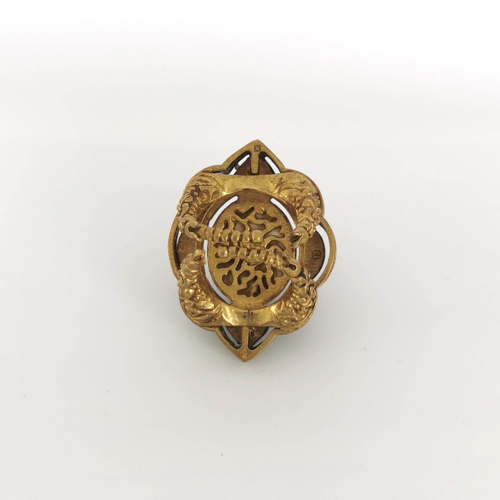 Gucci Gucci Crystal Metal Ring Size 10 -z2505 Size ONE SIZE - 3 Thumbnail