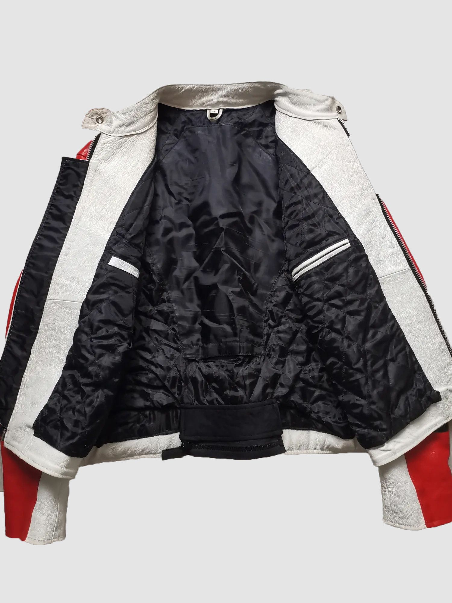 Marlboro MARLBORO LEATHER JACKET RACING 1990s VINTAGE RARE Size US L / EU 52-54 / 3 - 5 Thumbnail