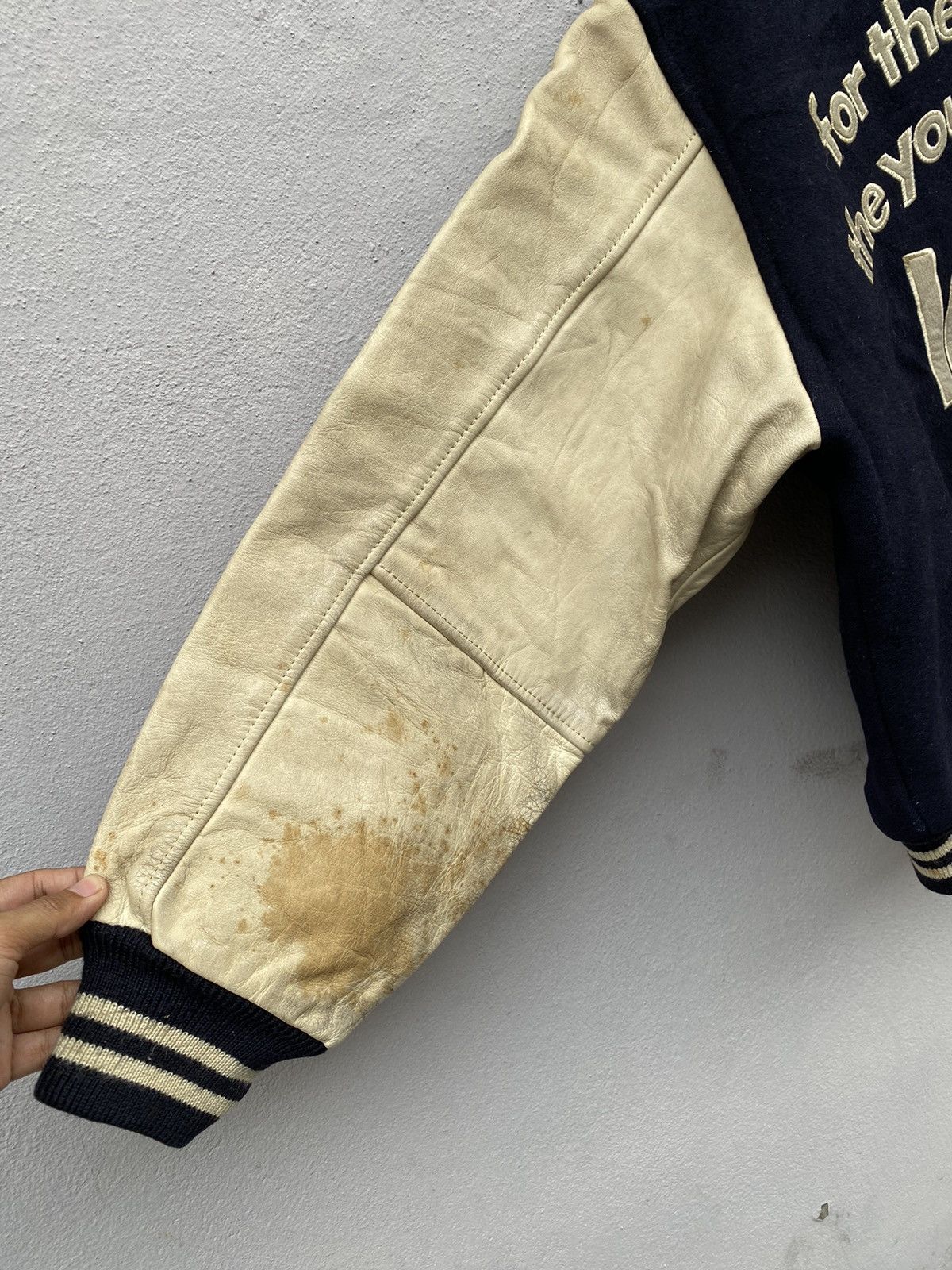 Japanese Brand 💥RARE💥 Vintage VAN JAC Varsity Leather Jacket Size US M / EU 48-50 / 2 - 13 Thumbnail