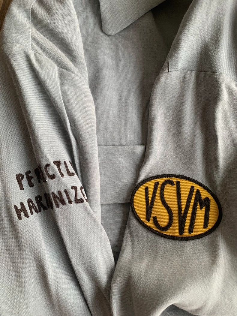 Visvim Embroidered long-sleeved shirt