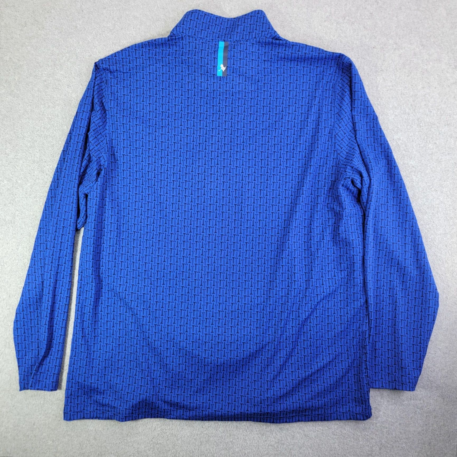 Vintage Birdie Bound shirt Mens XL Blue Golf 1/4 Zip Long Sleeve Pullover Graphic Print 2020s Activewear Golf Tee Size US XL / EU 56 / 4 - 6 Thumbnail