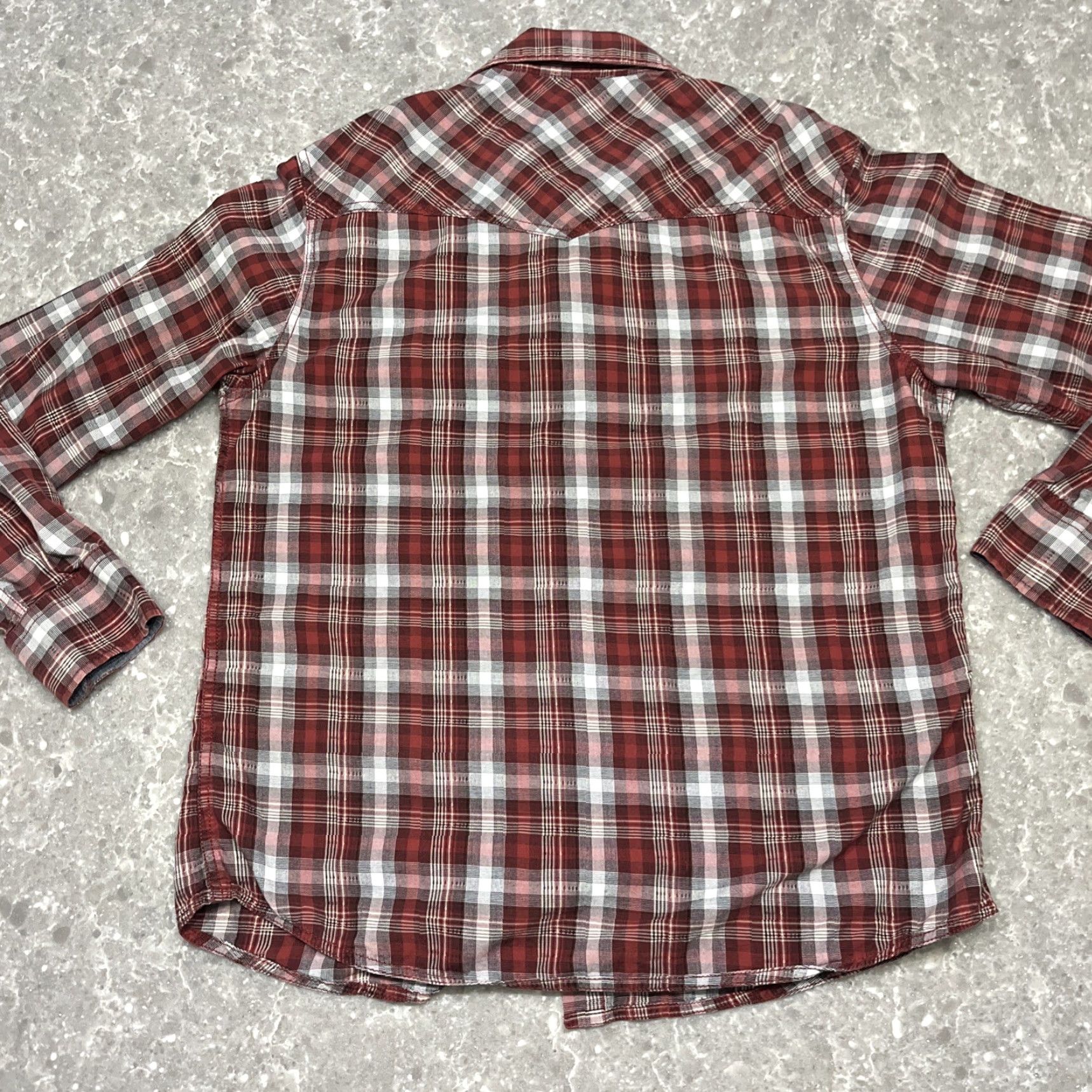 Wrangler Wrangler Retro Western Cowboy Plaid Shirt Men L Long Sleeve Snap Up Cotton Multicolor Casual Western American Pockets Size US L / EU 52-54 / 3 - 6 Thumbnail