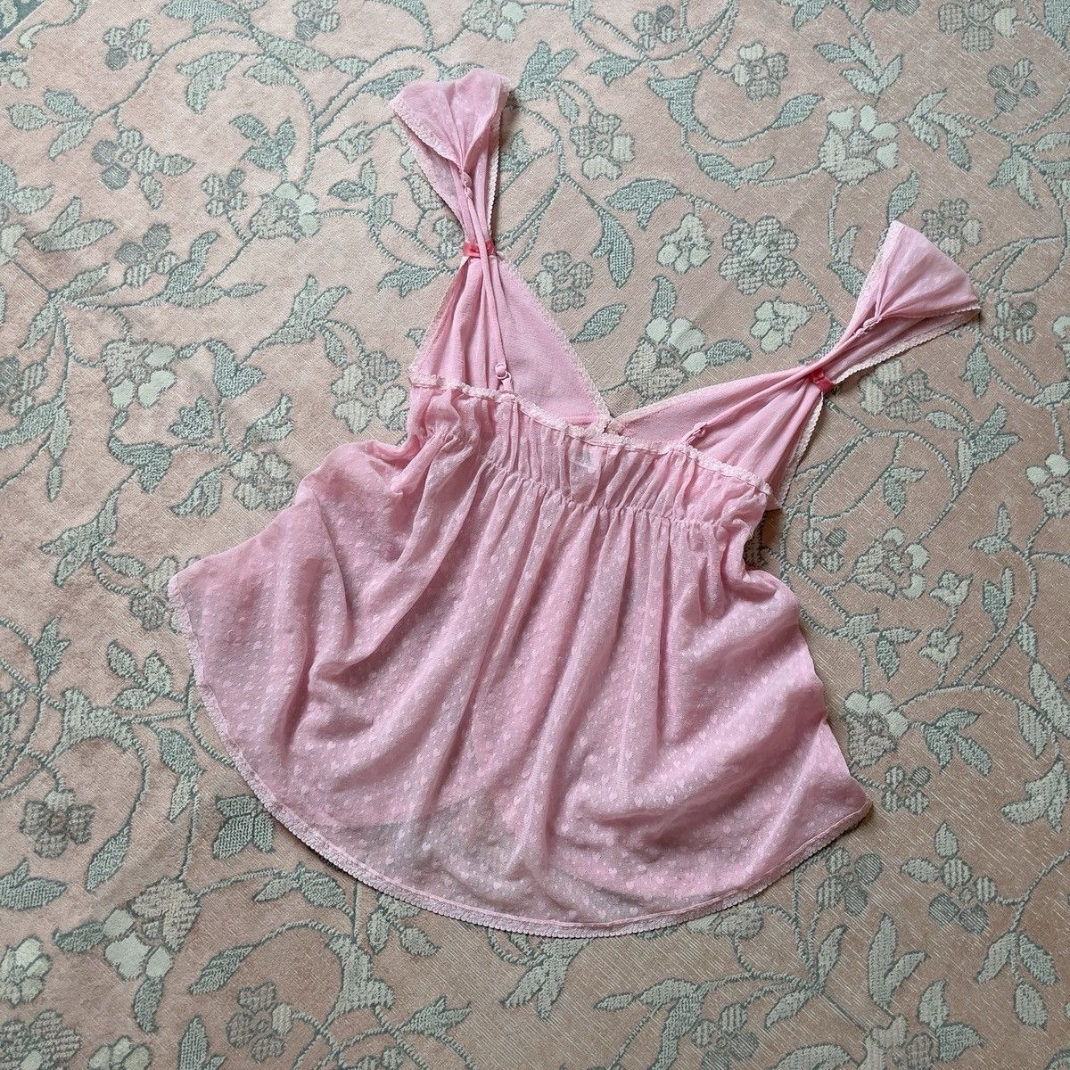 Victoria's Secret Victoria’s Secret Pink Heart Mesh Camisole (S) Size S / US 4 / IT 40 - 11 Thumbnail