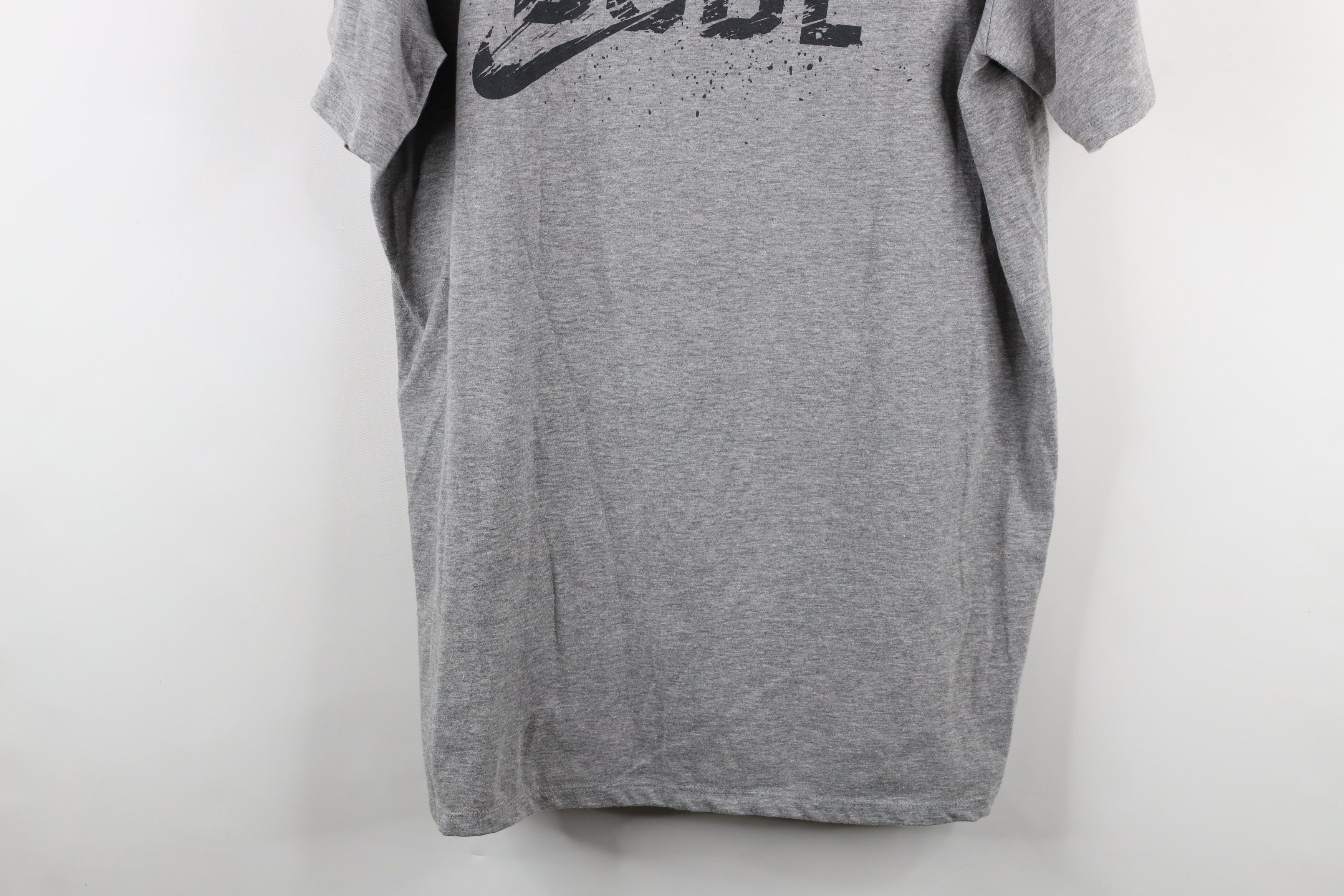 Nike × Vintage Vintage Y2K Nike Baseball Scott Center Swoosh T-Shirt Gray Size US XXL / EU 58 / 5 - 3 Thumbnail