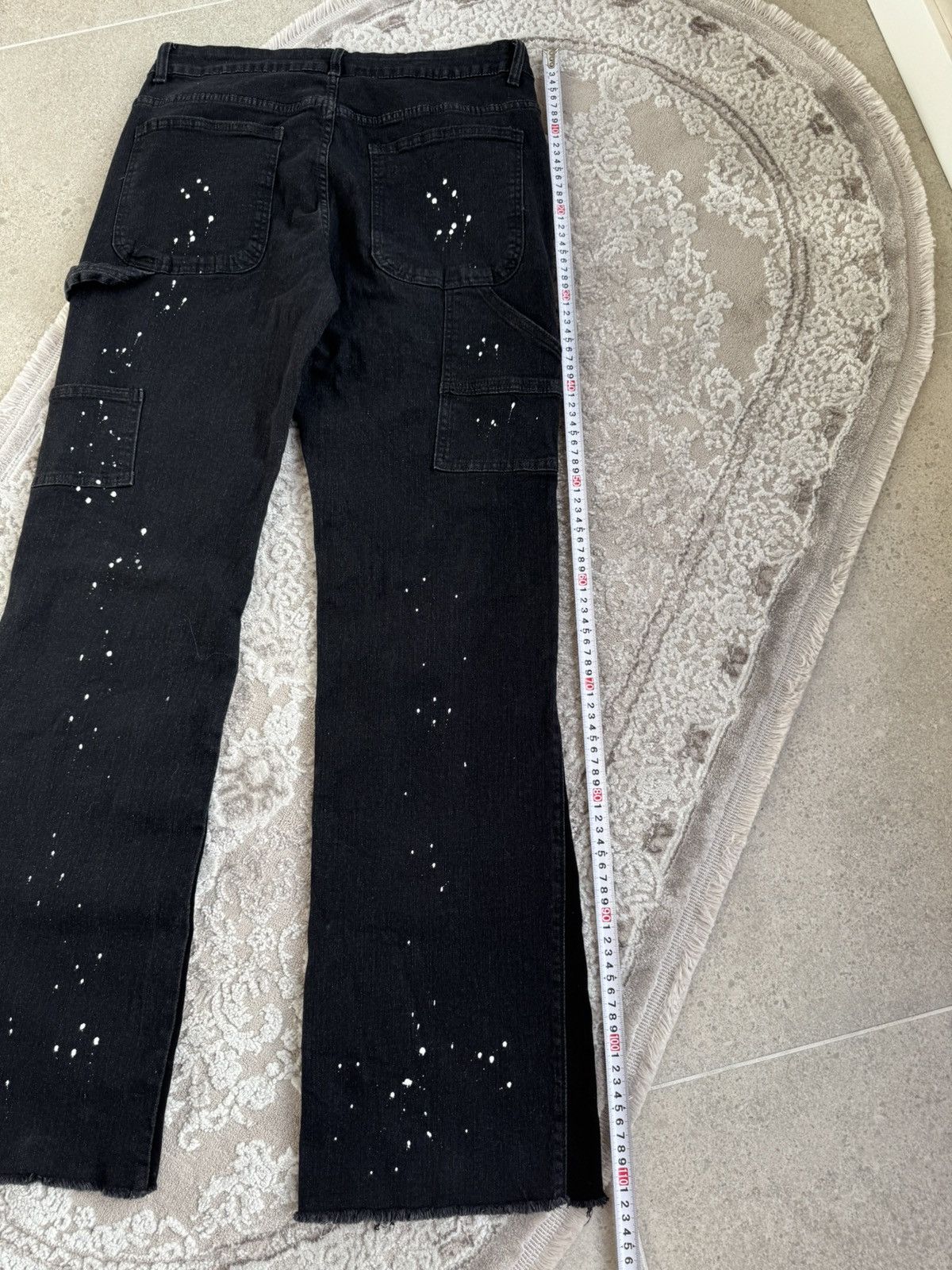 Japanese Brand Japanese Gallery Dept Style Bootcut Black Flared Jeans Y2K Size US 32 / EU 48 - 9 Thumbnail