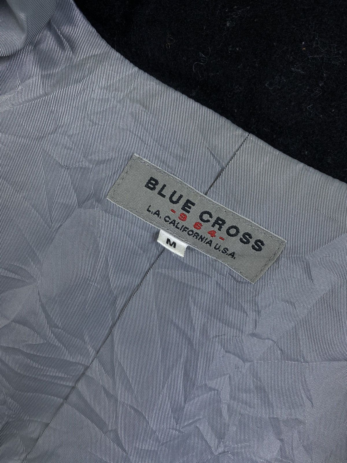 Blue Blue Japan Vintage Blue Cross With Skull Graphic On Sleeve Punk Jacket Size US M / EU 48-50 / 2 - 12 Thumbnail