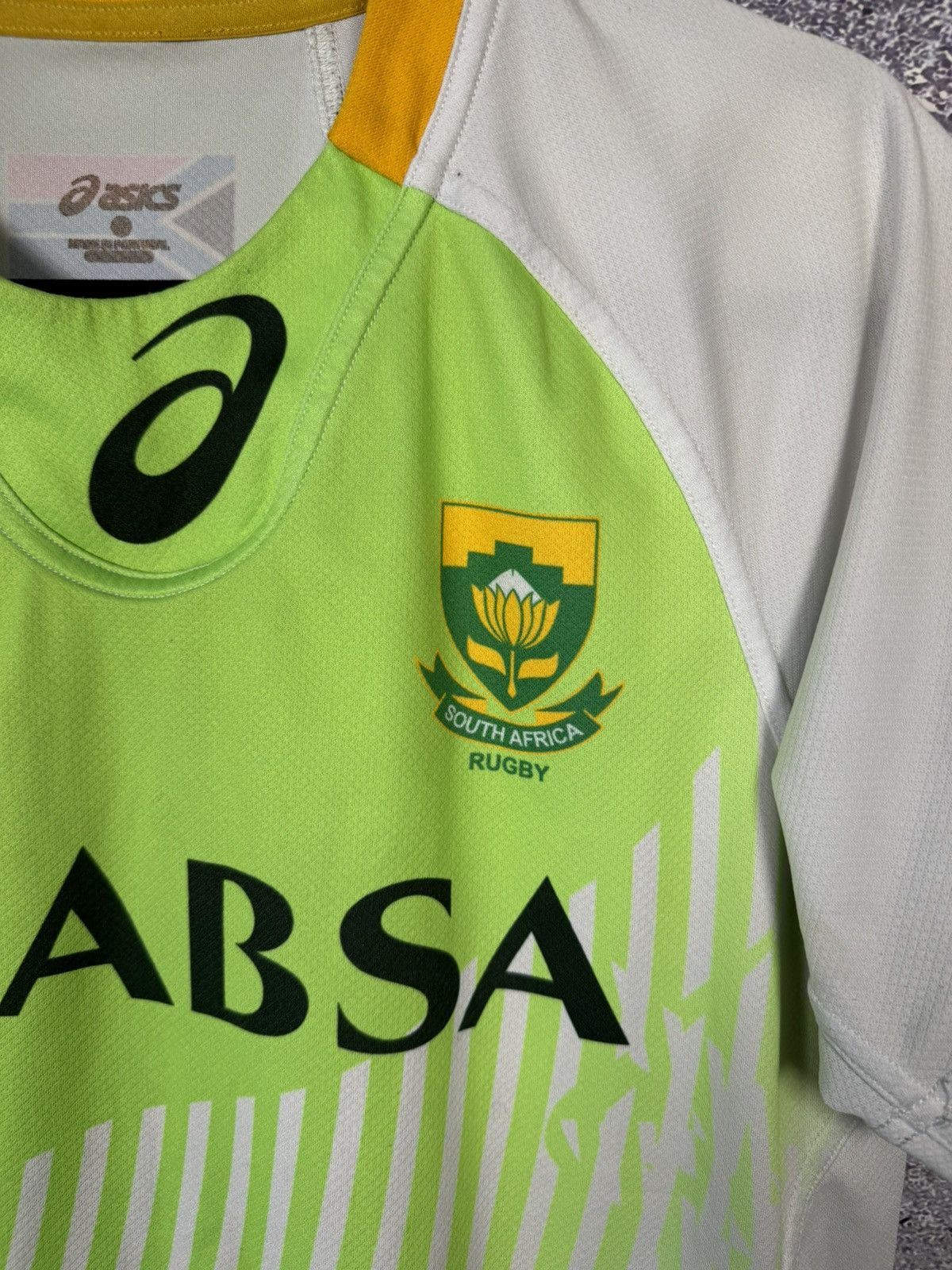 Asics South Africa Sevens Rugby Union 2014 Rugby Jersey Small Size US S / EU 44-46 / 1 - 6 Thumbnail