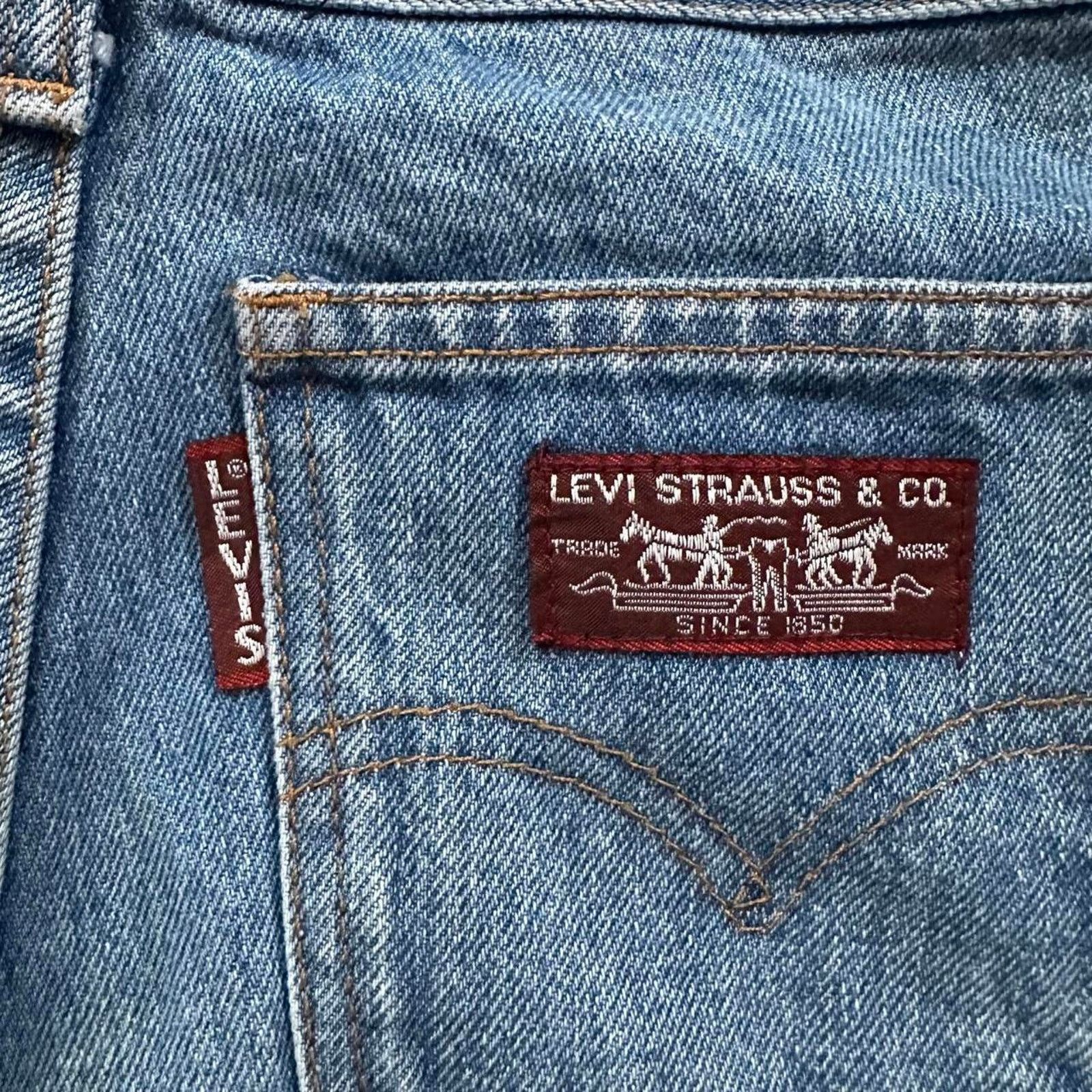 Levi's RARE Vintage Big E Levis Jeans Crazy 60s / 70s size 27" Size 27" / US 4 / IT 40 - 2 Thumbnail