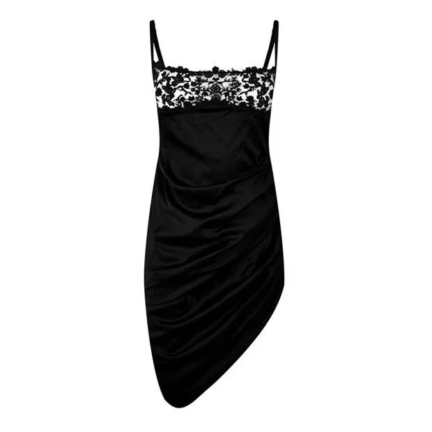 Jacquemus o1g2r1mq1024 Mini Dress in Black Size M / US 6-8 / IT 42-44 - 1 Thumbnail