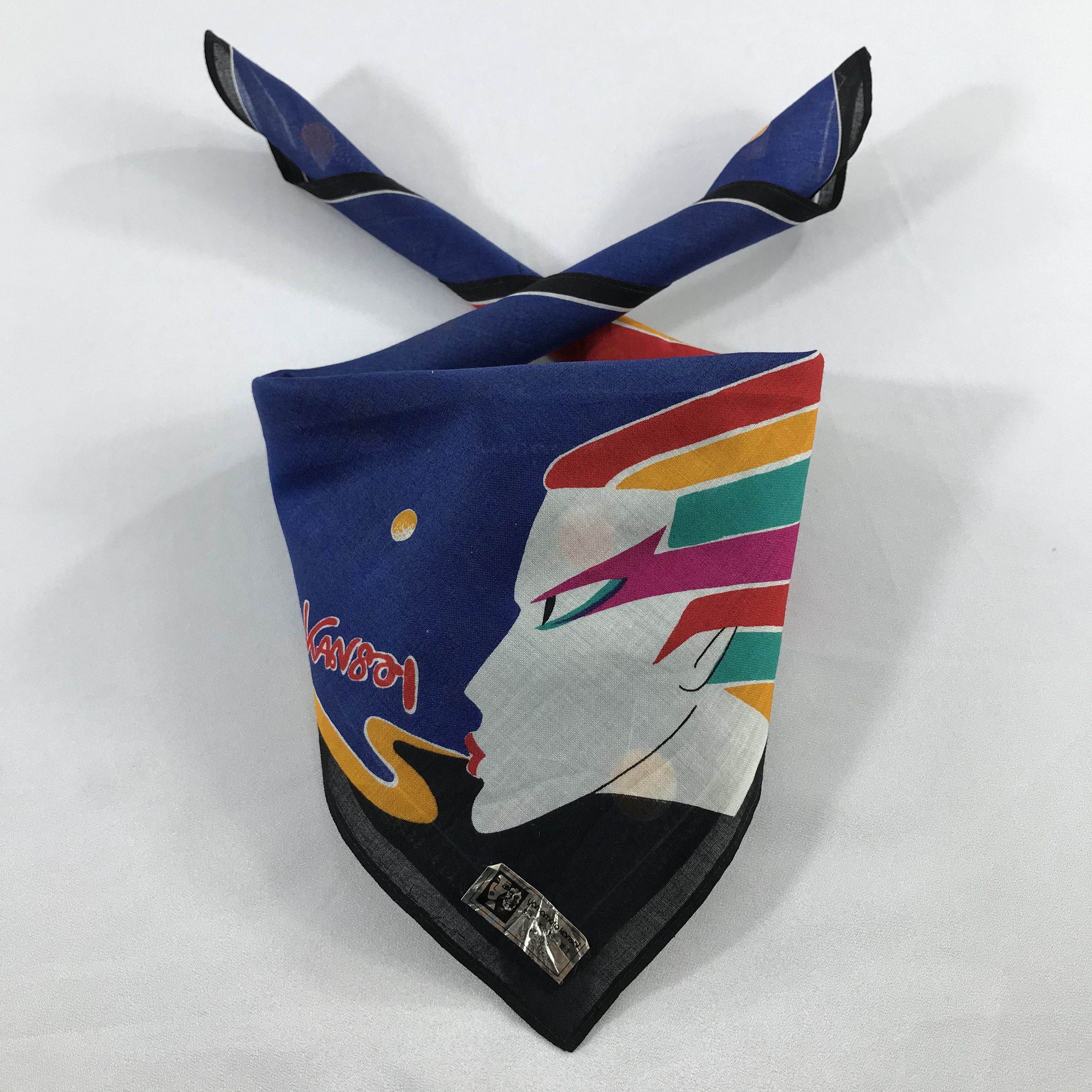 Kansai Yamamoto × Vintage Kansai Yamamoto Bandana / Handkerchief / Neckerchief -S2471 Size ONE SIZE - 3 Thumbnail