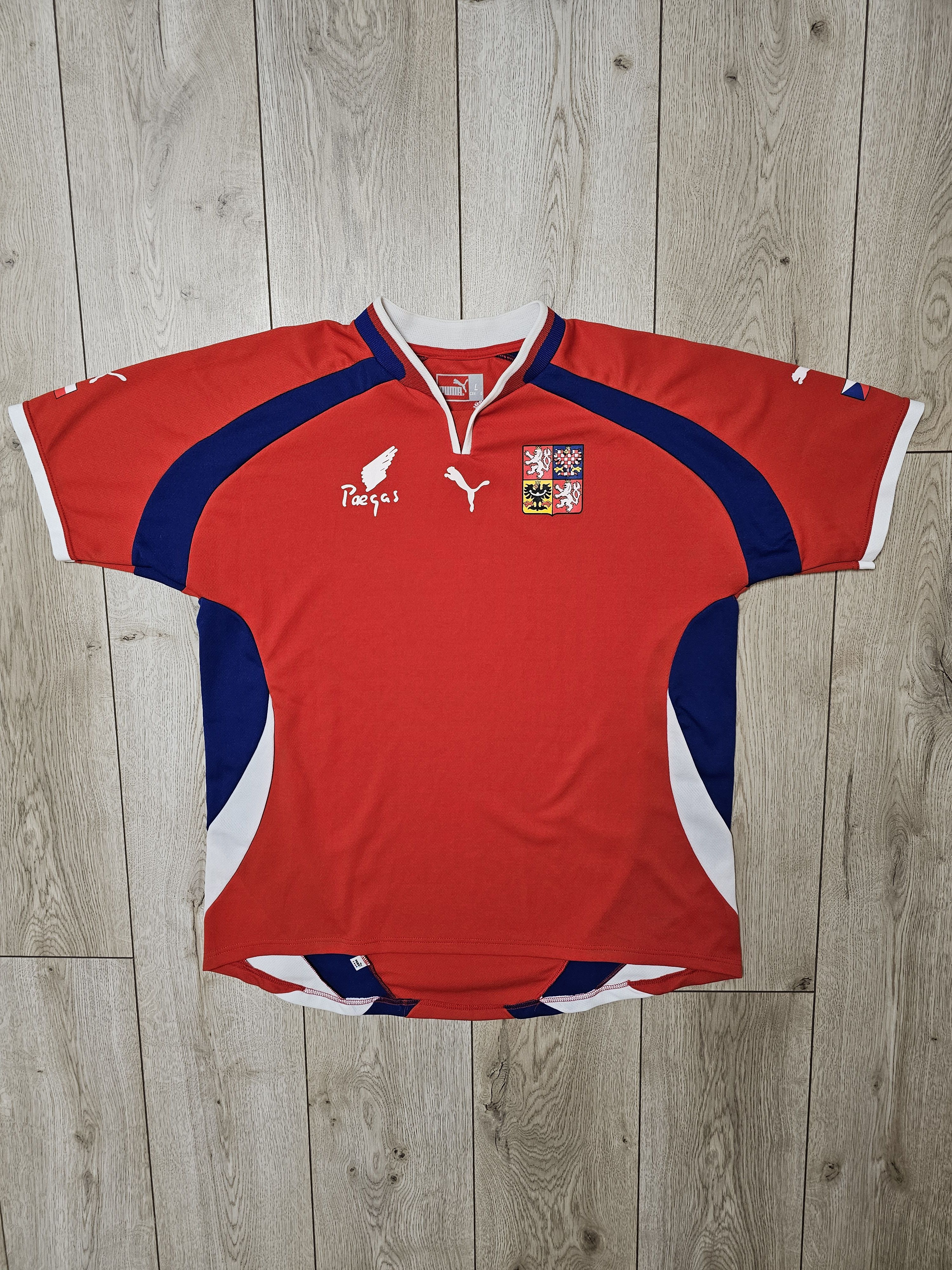 Puma × Vintage CZECH 2000 2002 HOME VINTAGE FOOTBALL SHIRT SOCCER JERSEY Size US XL / EU 56 / 4 - 1 Thumbnail