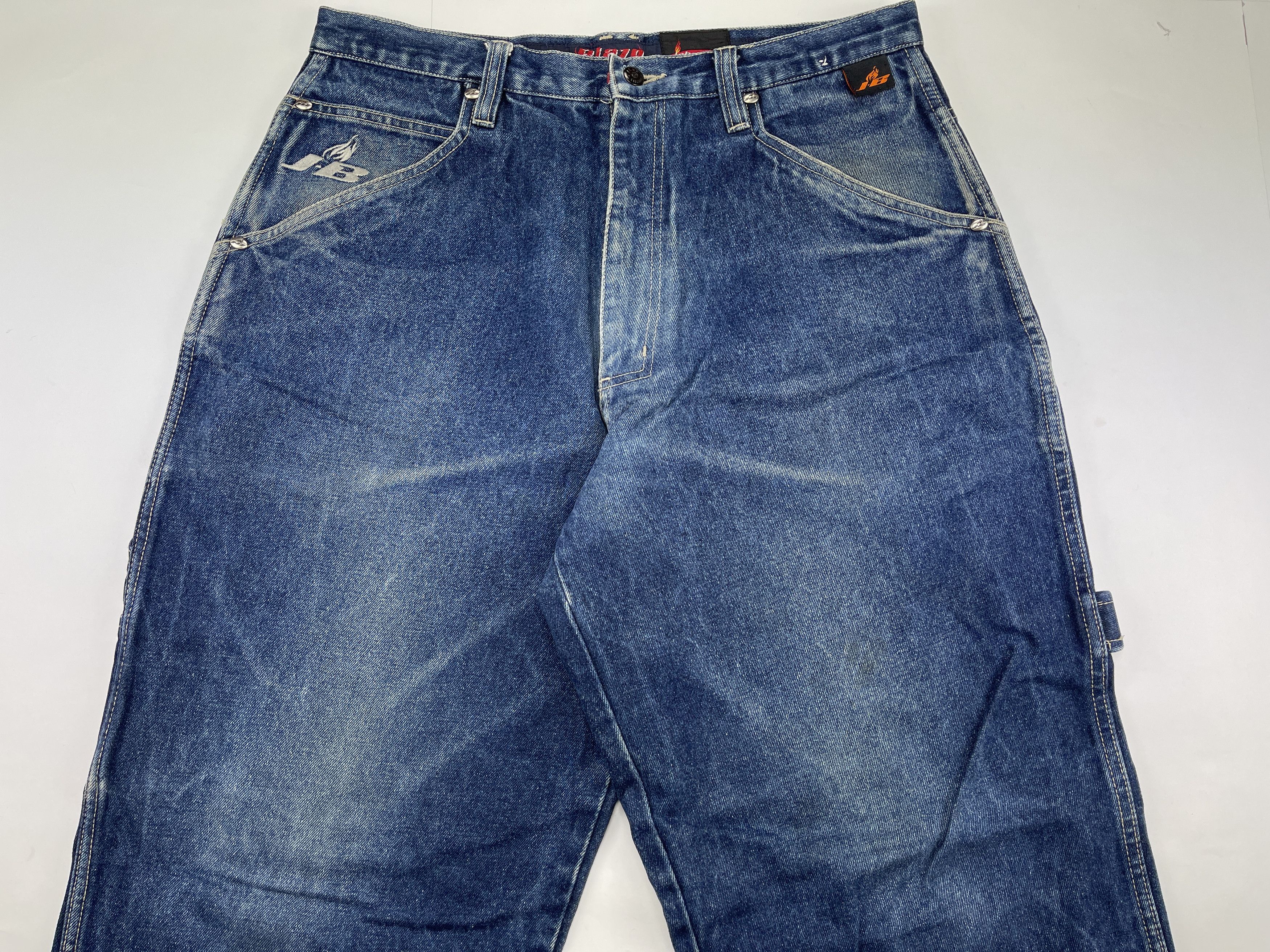 Wu-Tang Clan Johnny Blaze jeans, vintage Wu Wear baggy pants, Wu Tang 34 Size US 34 / EU 50 - 9 Thumbnail