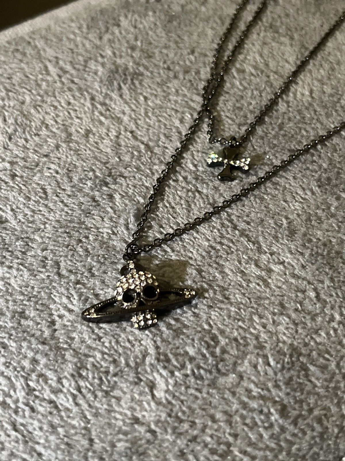 VIVIENNE WESTWOOD スカル　フラワー　チェーン　ネックレス Vivienne Westwood Skull flower necklace | Grailed