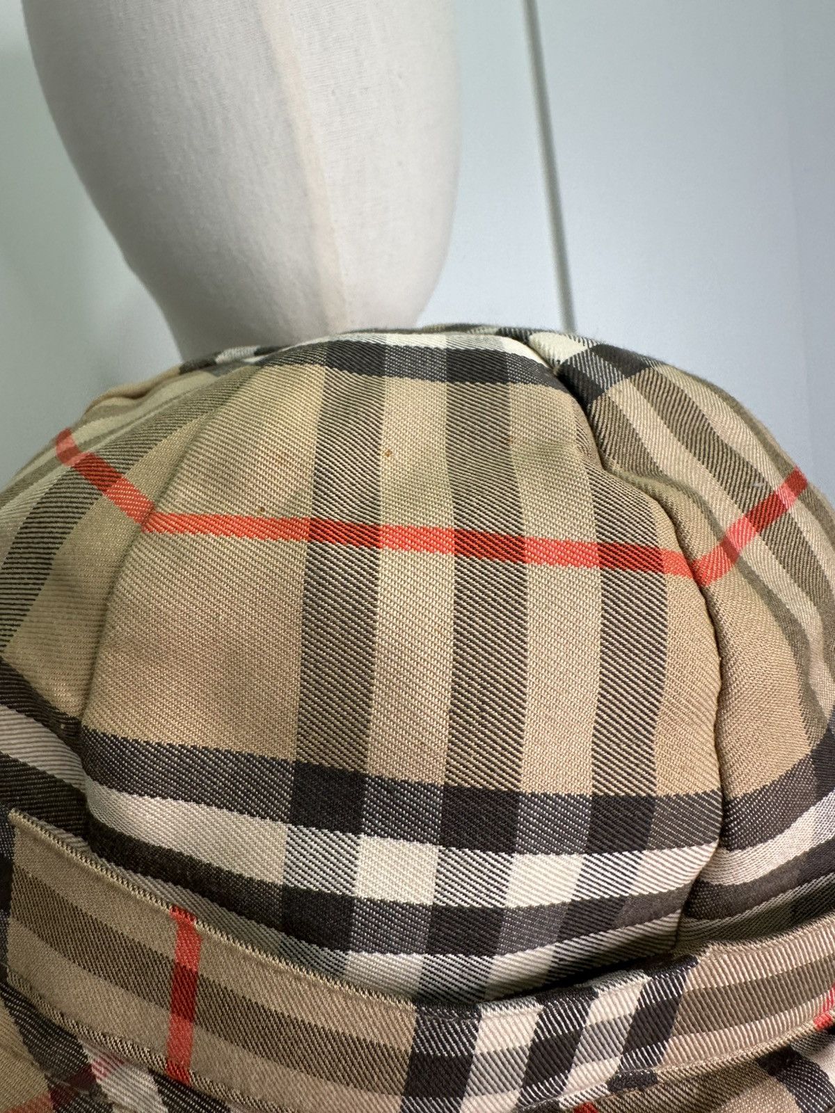 Burberry Burberry vintage checkerboard beige bucket hat Size ONE SIZE - 6 Thumbnail