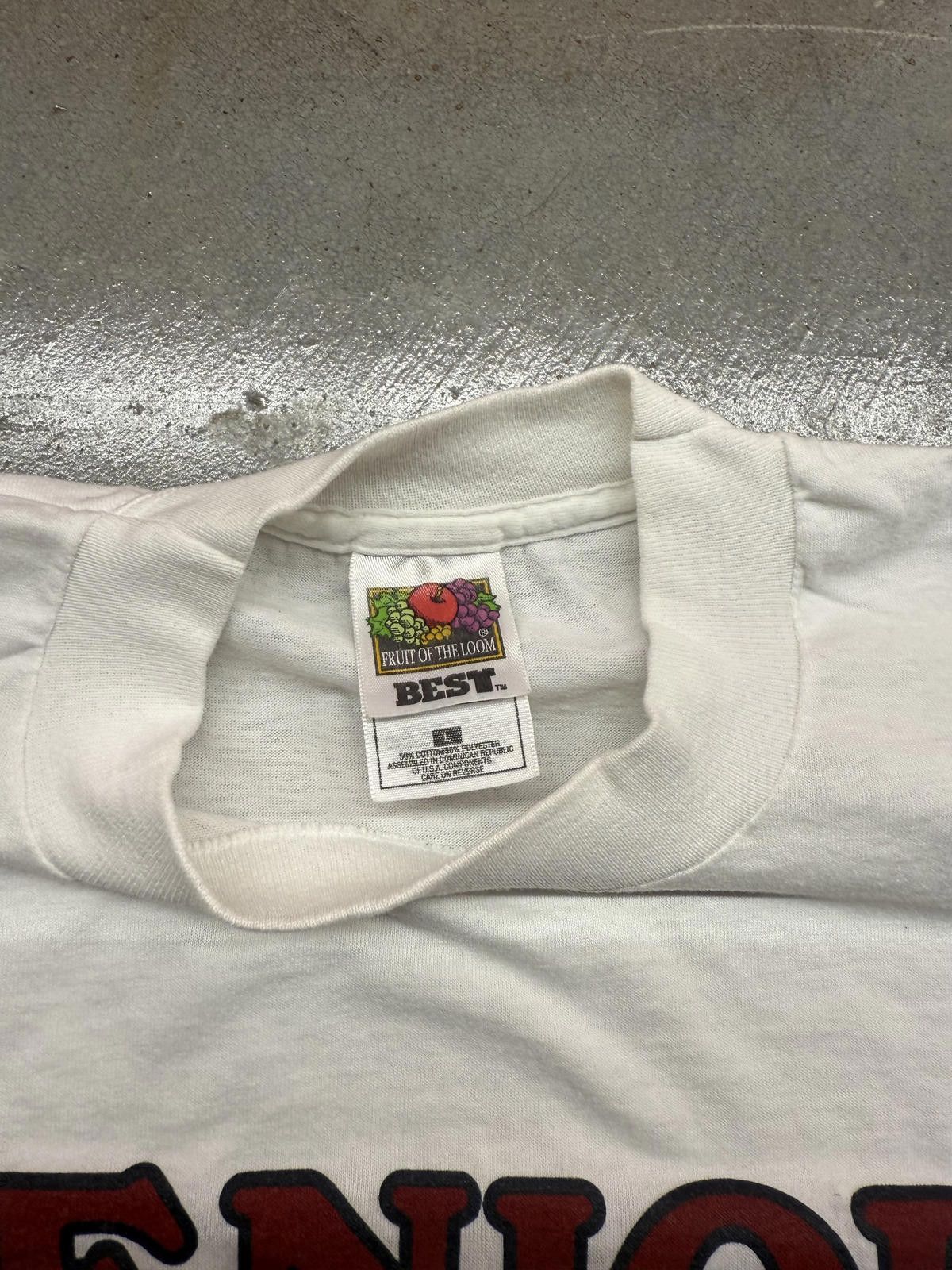 Fruit Of The Loom Vintage 90s/Y2K Senior Citizen Discount Humor Tshirt Large Size US L / EU 52-54 / 3 - 3 Thumbnail