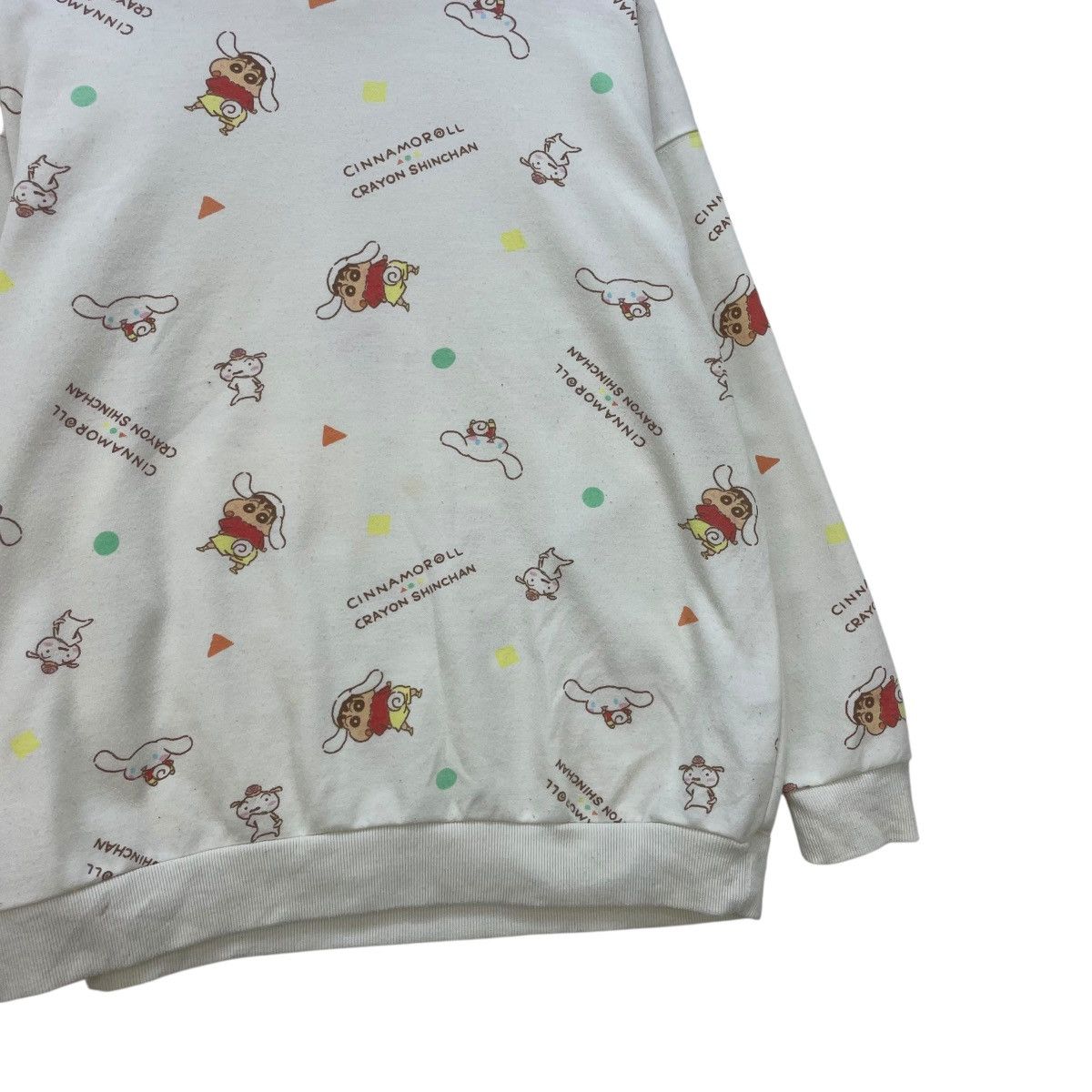 Anime 💥Vintage Crayon Shinchan Fullprint Monogram Sweatshirt Size US M / EU 48-50 / 2 - 5 Thumbnail