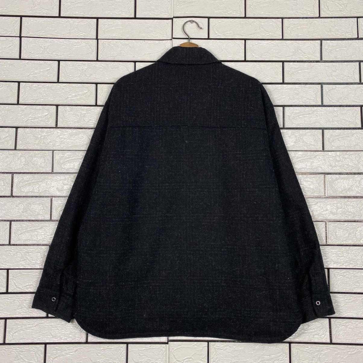 Japanese Brand Beauty & Youth United Arrow Wool Chore Jacket Issey Miyake Size US XL / EU 56 / 4 - 9 Thumbnail