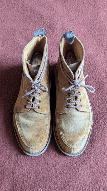 Tricker's Trickers Leo reverse kudu leather Size US 7 / EU 40 - 2 Thumbnail