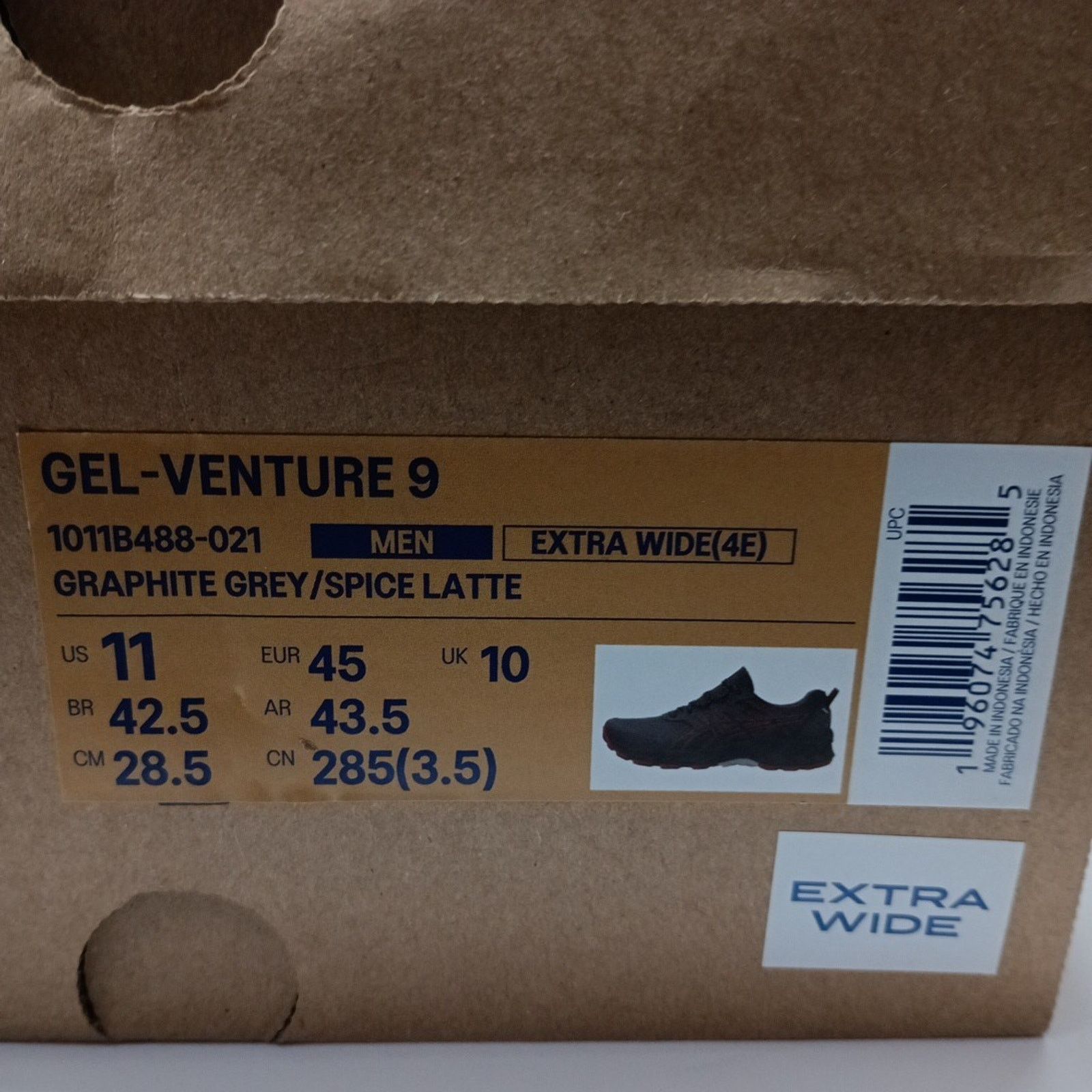 Asics ASICS Gel-Venture 9 Shoes Men's Size 11 Wide (4E) Gray Red Size US 11 / EU 44 - 8 Thumbnail