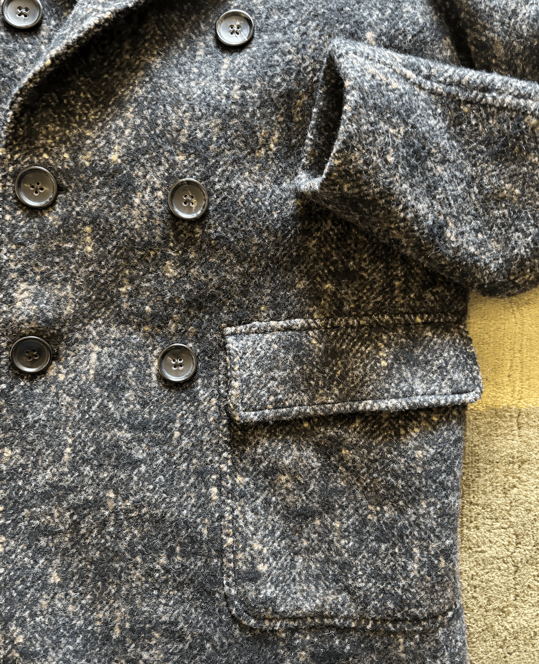 Slowear Slowear Monterdoro Double-Breasted Coat Size US M / EU 48-50 / 2 - 2 Thumbnail