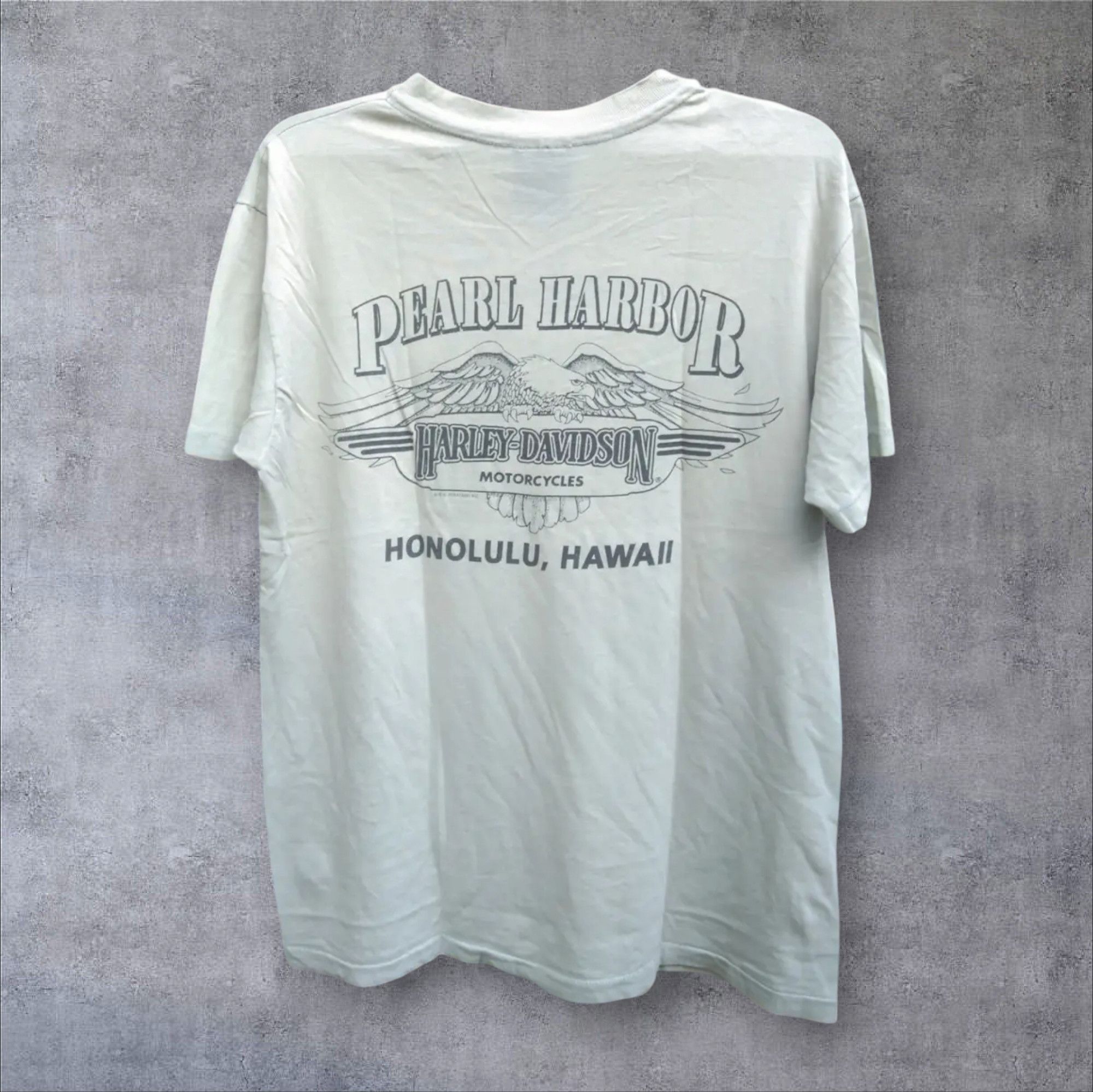 Harley Davidson × Vintage VINTAGE HARLEY DAVIDSON HONOLULU HAWAII Size US M / EU 48-50 / 2 - 2 Thumbnail