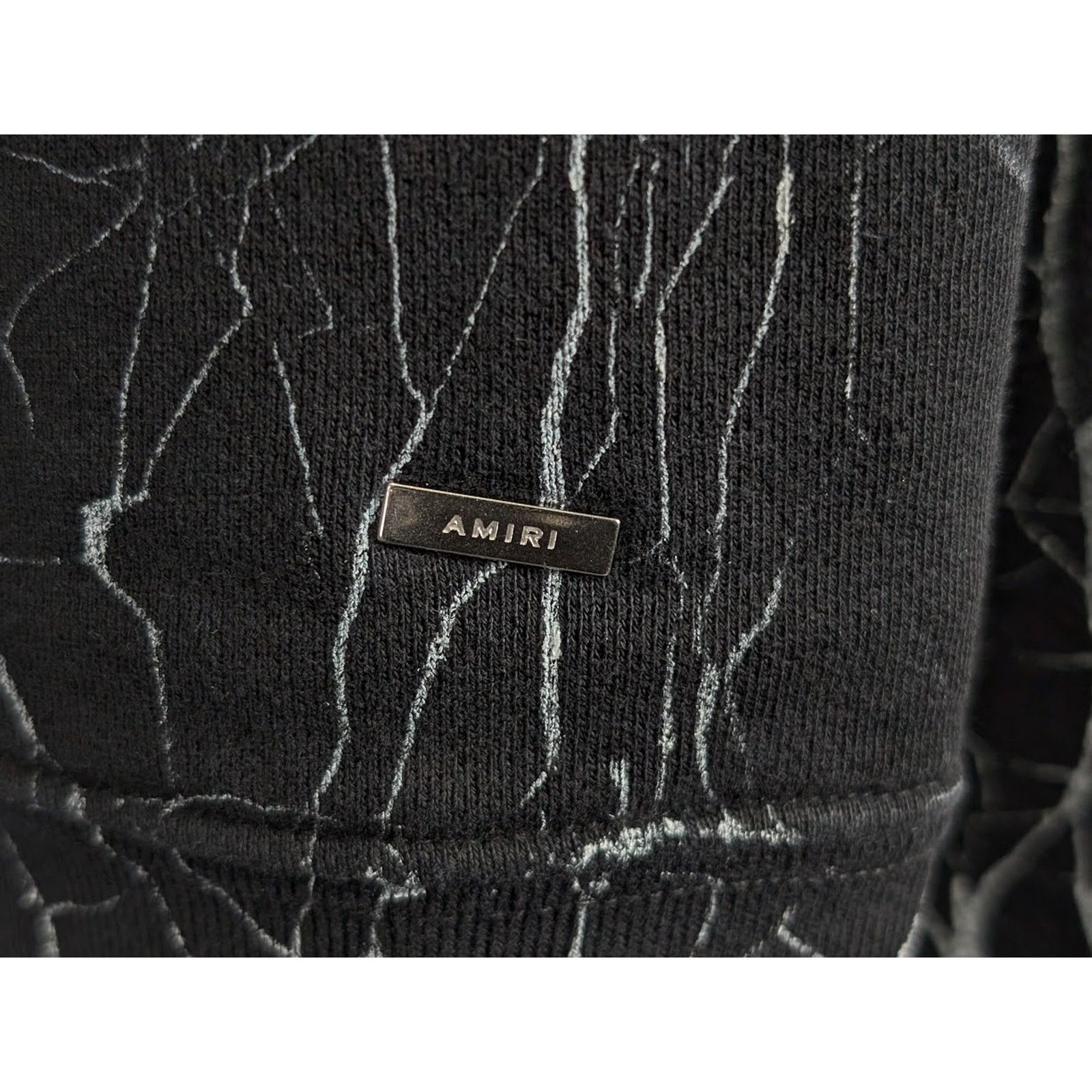 Amiri o1rshd1 Q:3 / Cracked Dye Core Logo Hoodie in Black Size US M / EU 48-50 / 2 - 17 Thumbnail